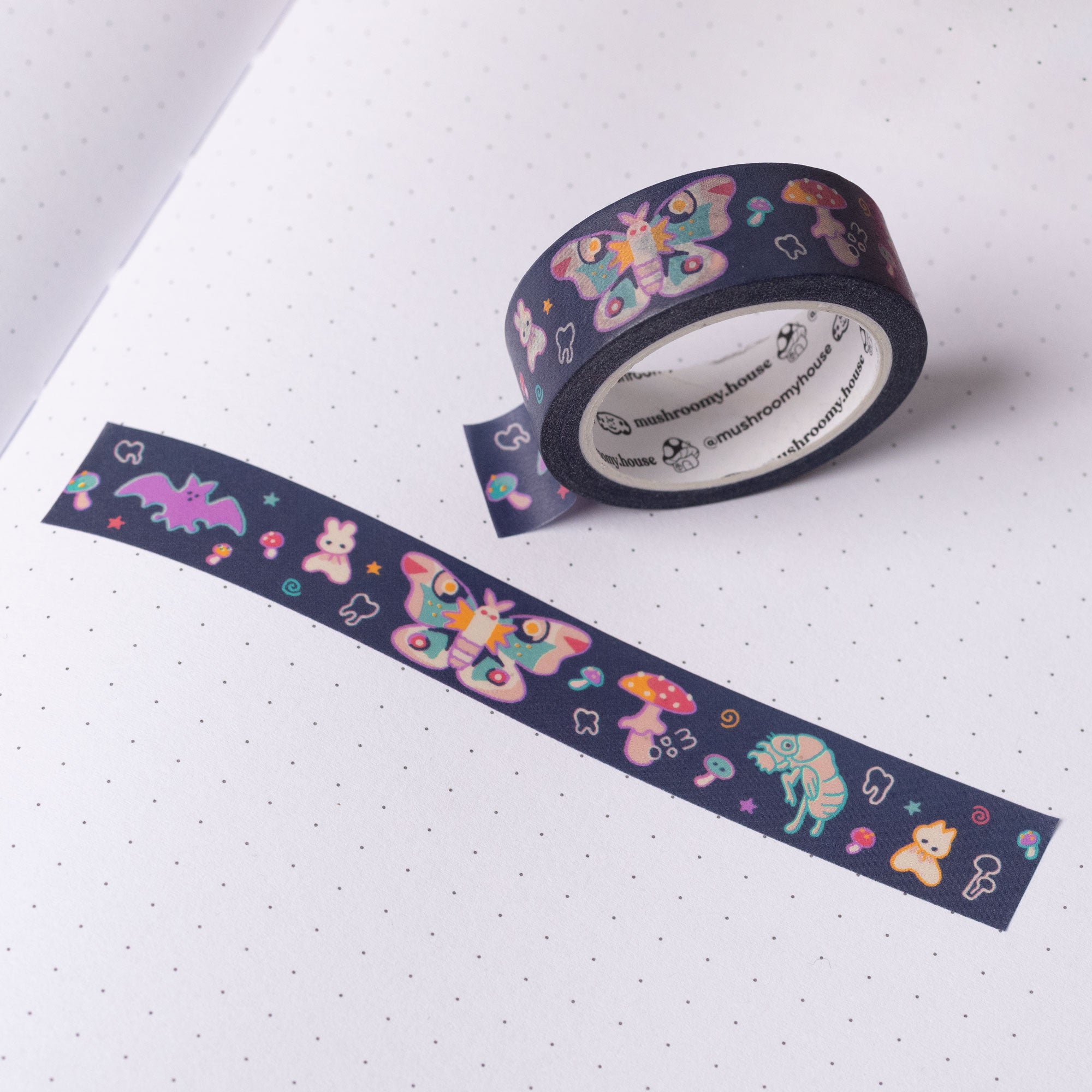 Fungi Friends Washi Tape