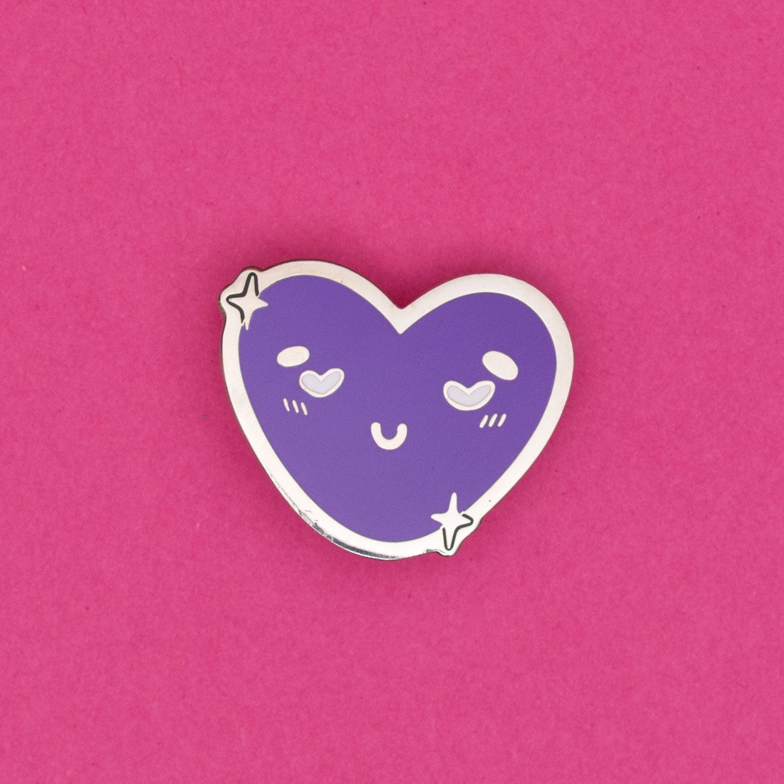 SALE: Kokoro - Purple Enamel Pin - 2