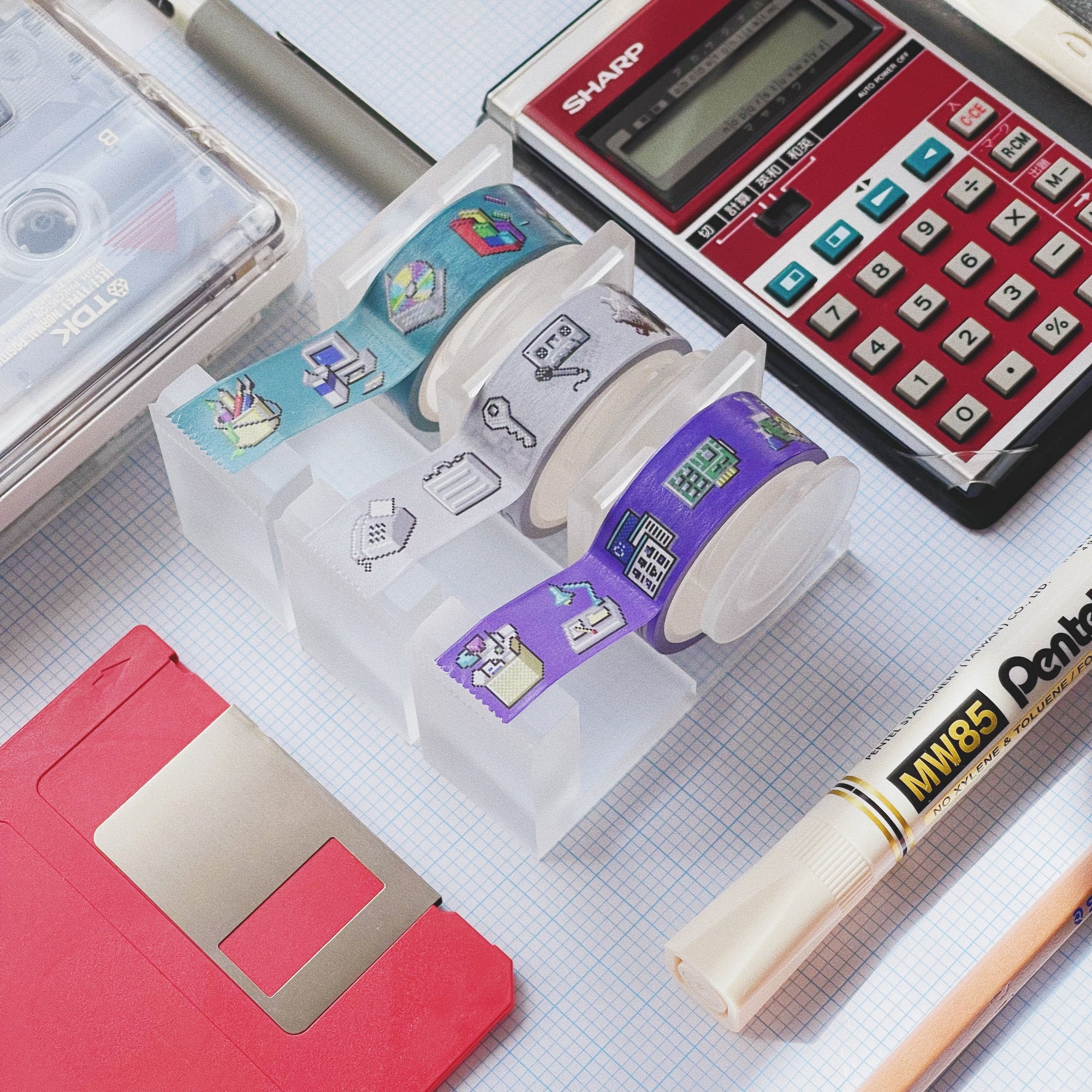 Old Computer Washi Tape
