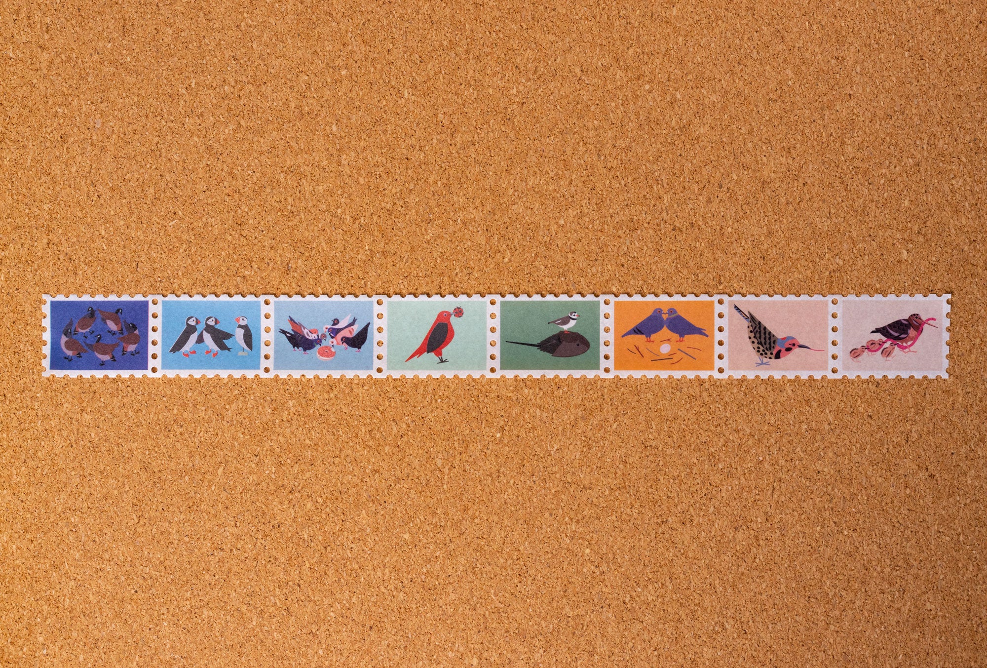 Birds Stamp Washi Tape
