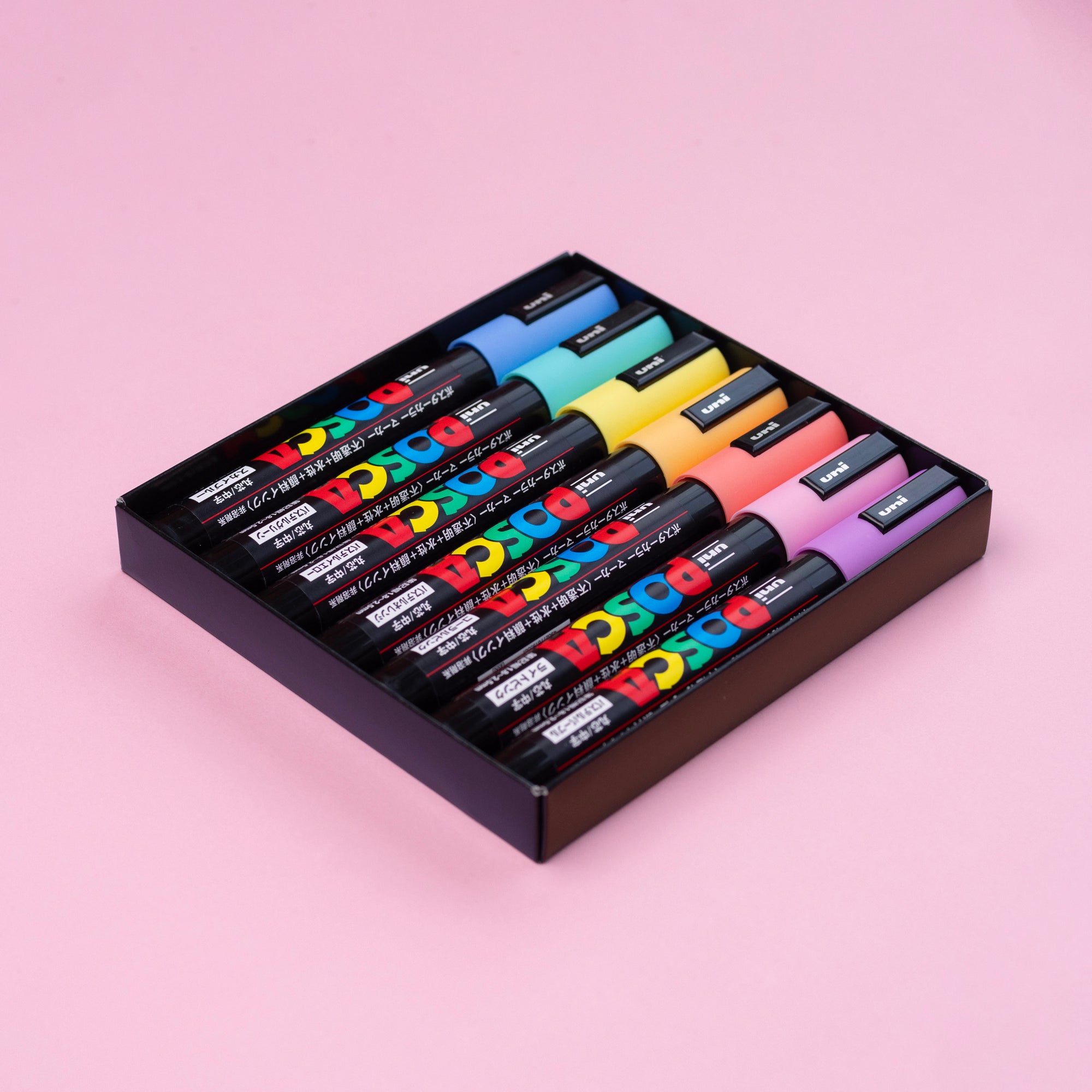 POSCA 5M Pastel Paint Markers - 7 Set