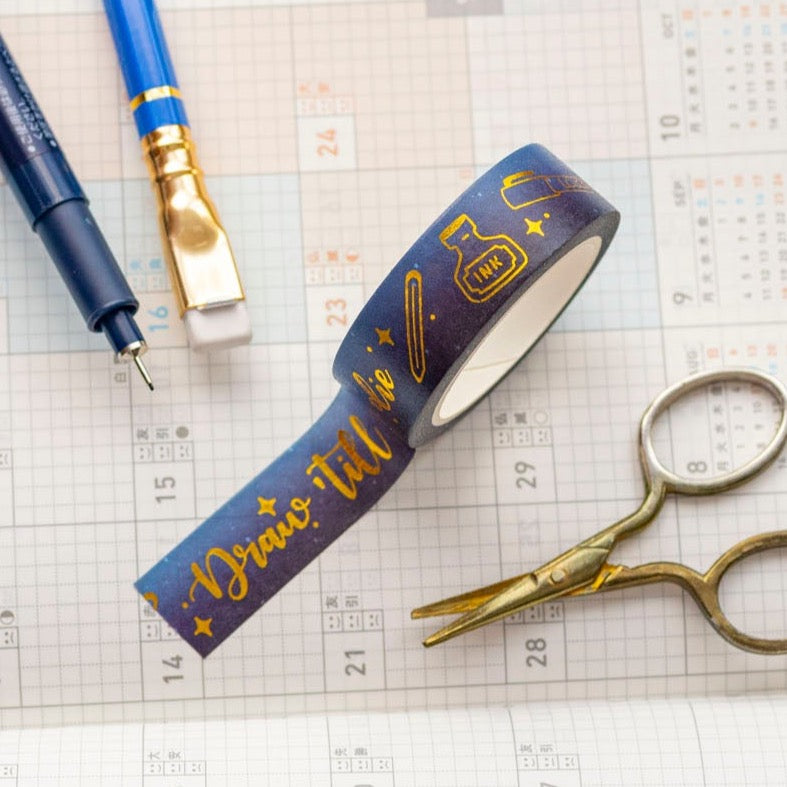 Draw Till You Die Washi Tape