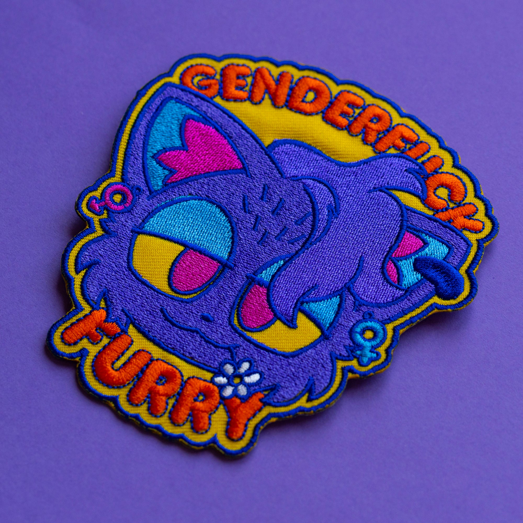 GENDERFUCK FURRY iron-on patch