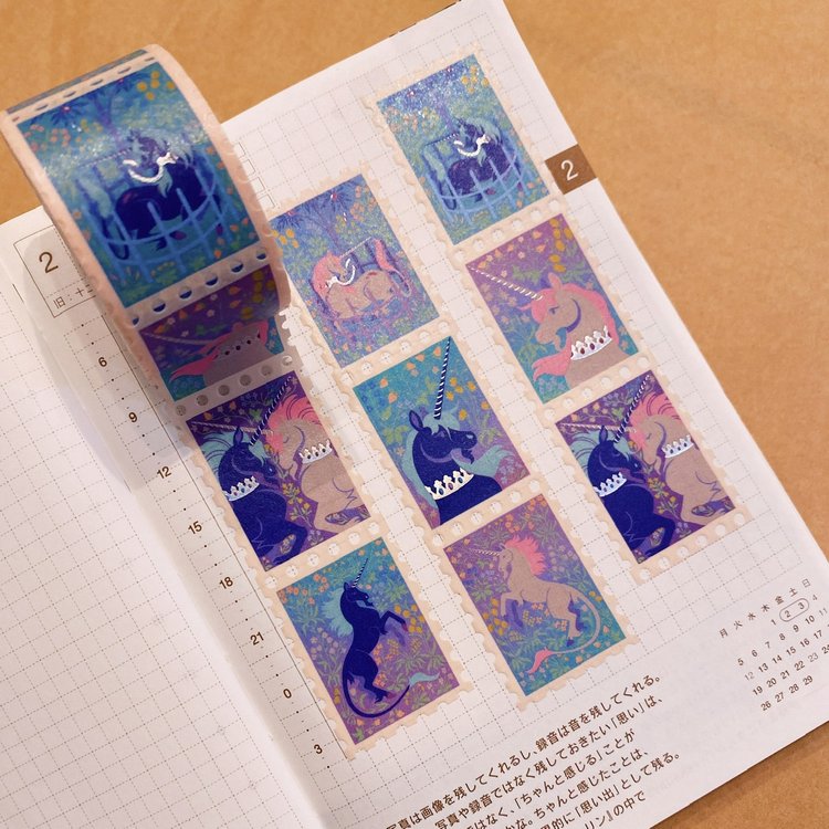 Unicorn Tapestry Holo Stamp