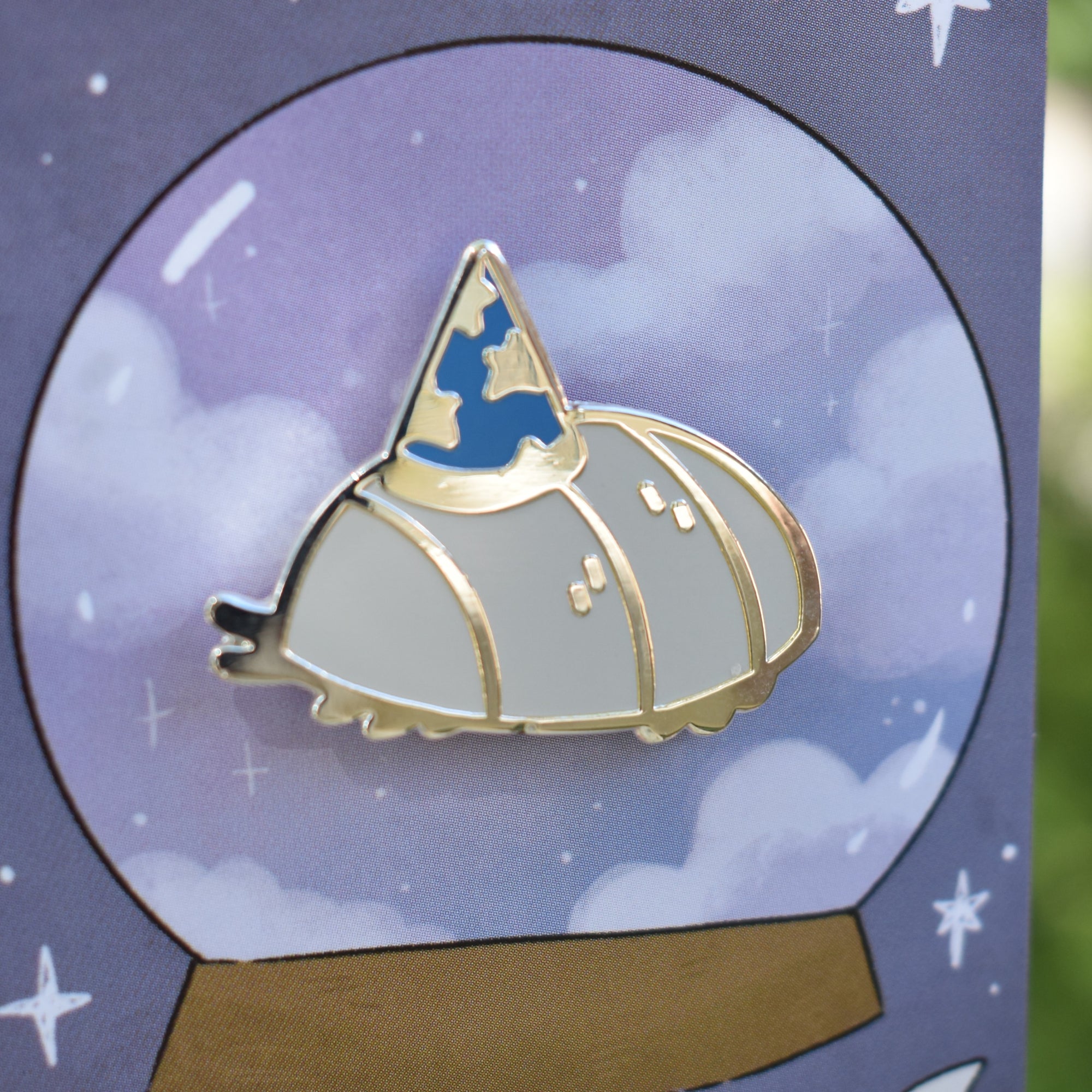 Isopod Wizard Enamel Pin