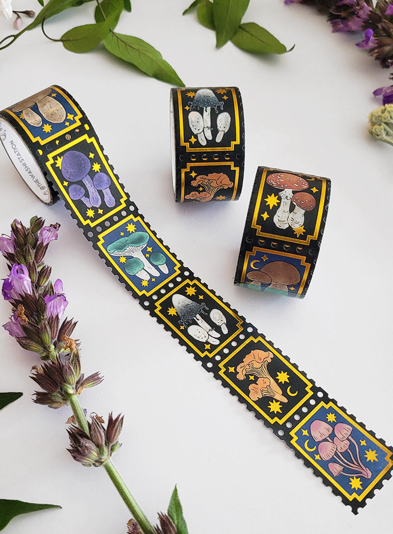 Mushroom Stamps Washi Tape