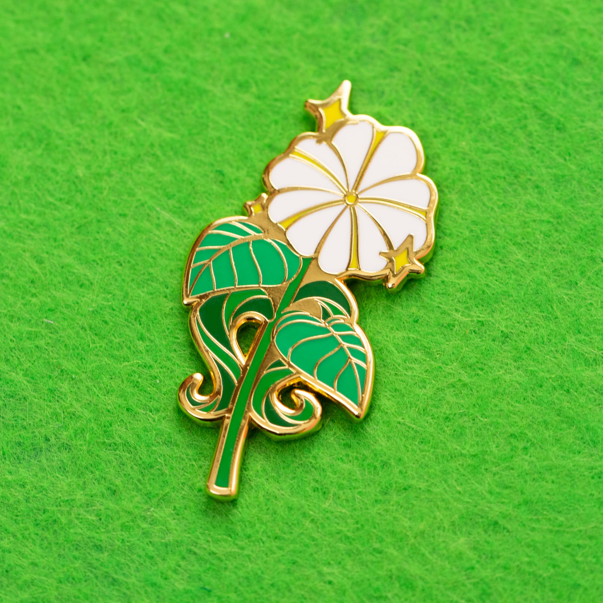 Wylde Flowers Moonflower Enamel Pin