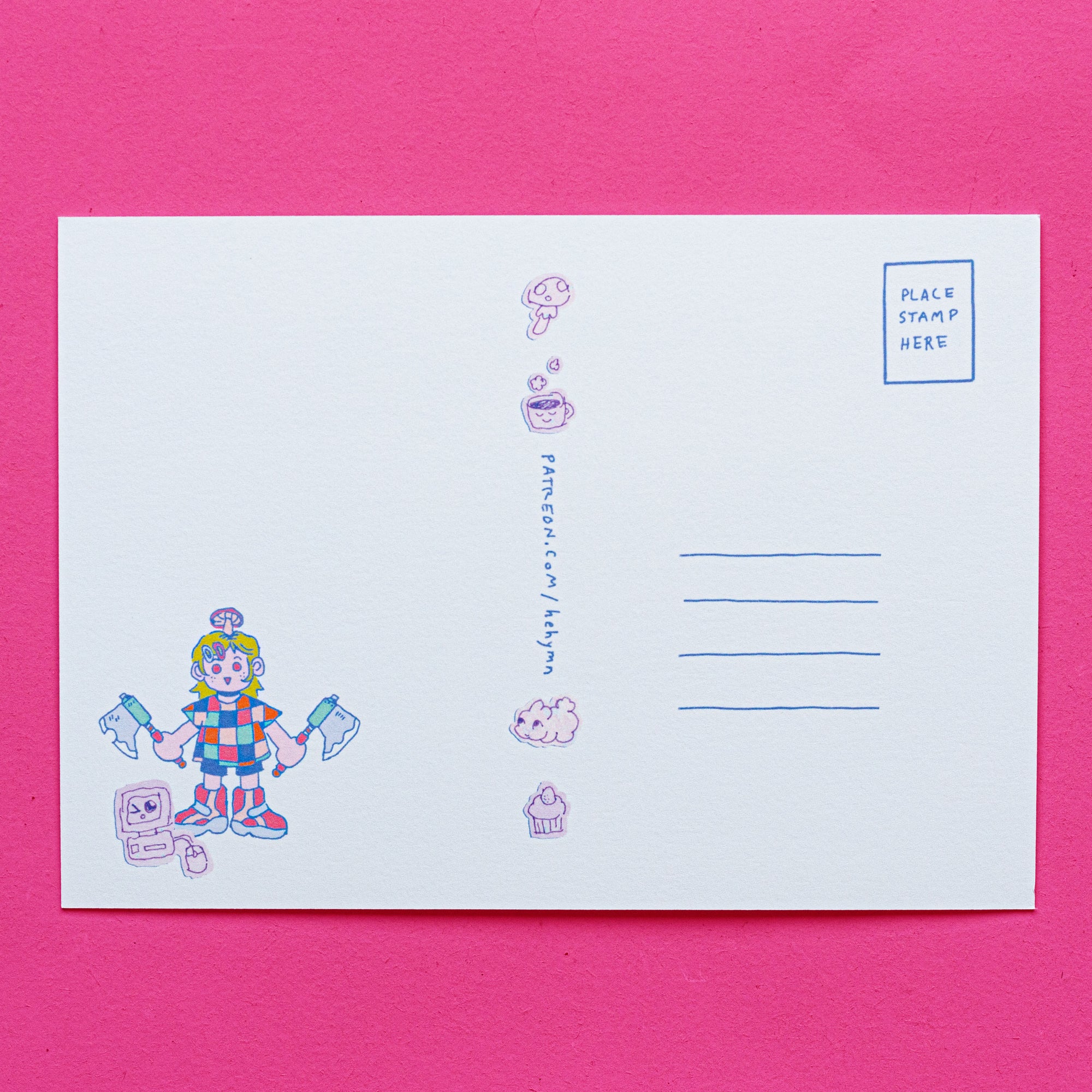 Charcter Select Postcard