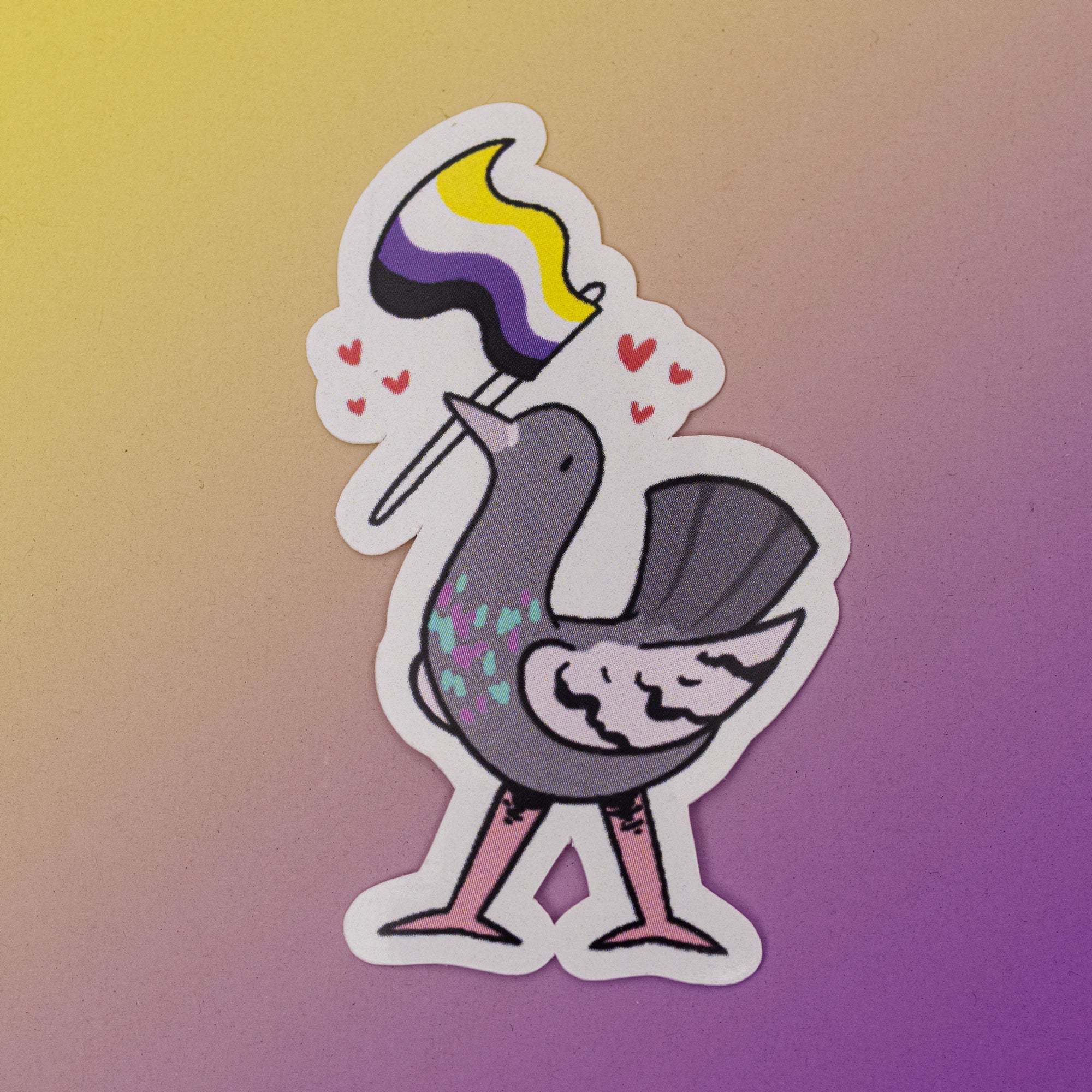Pride Pigeon Stickers