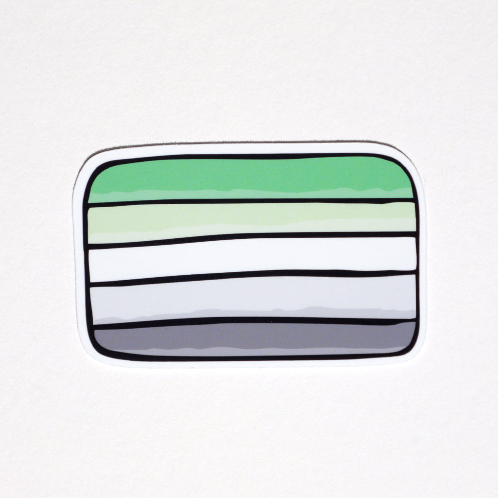 Seconds assorted pride flag sticker packs