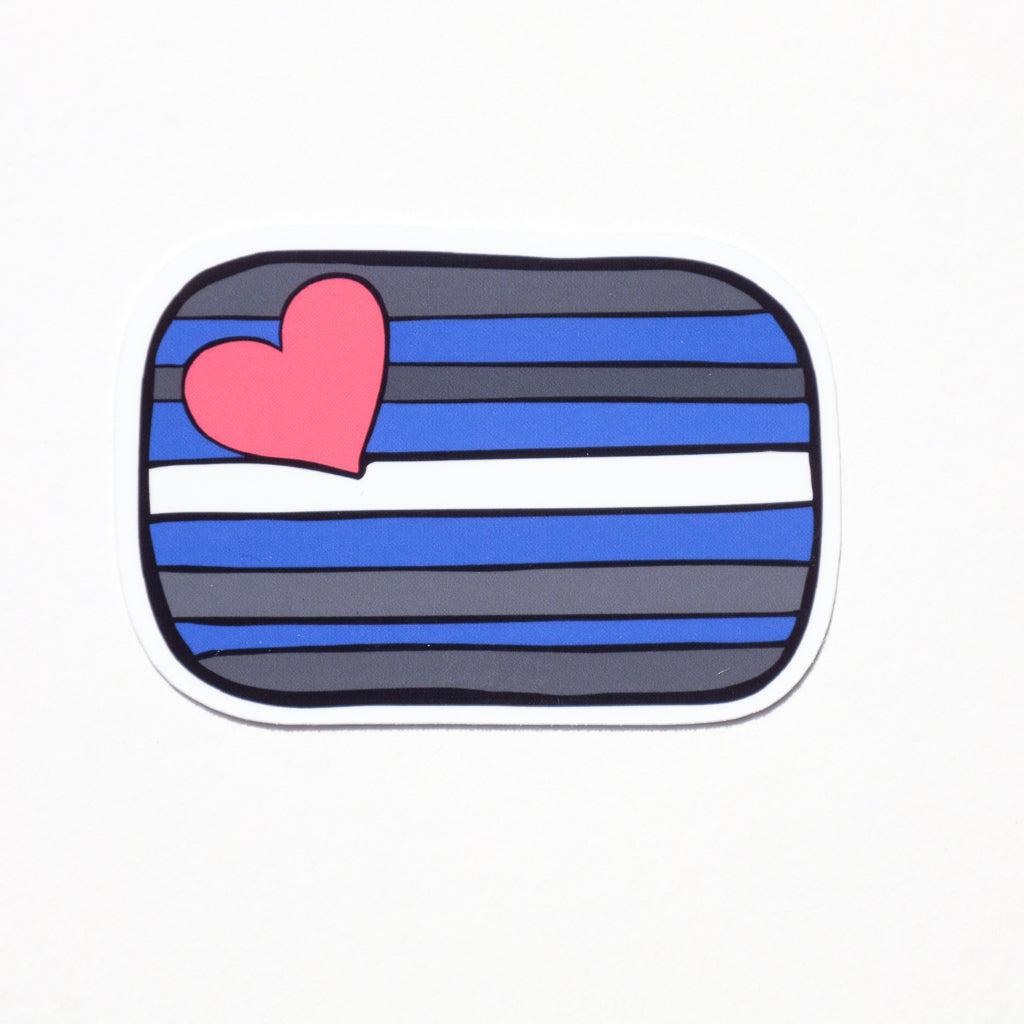 Seconds assorted pride flag sticker packs