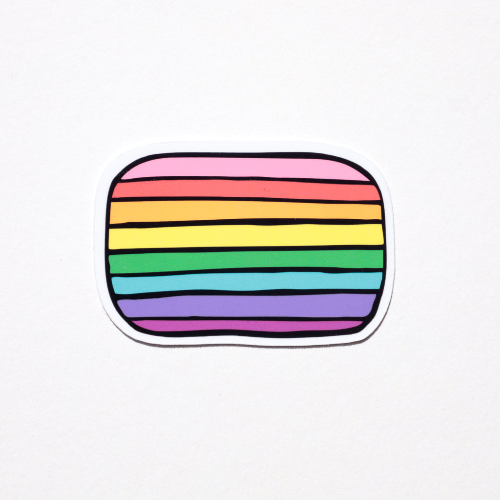 Seconds assorted pride flag sticker packs