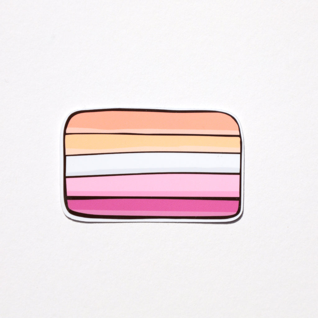 Seconds assorted pride flag sticker packs