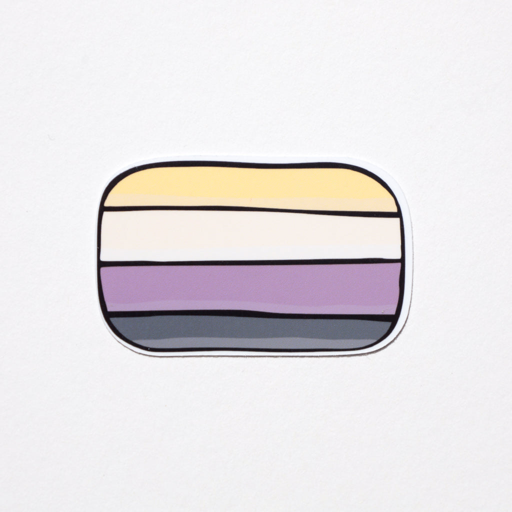 Seconds assorted pride flag sticker packs