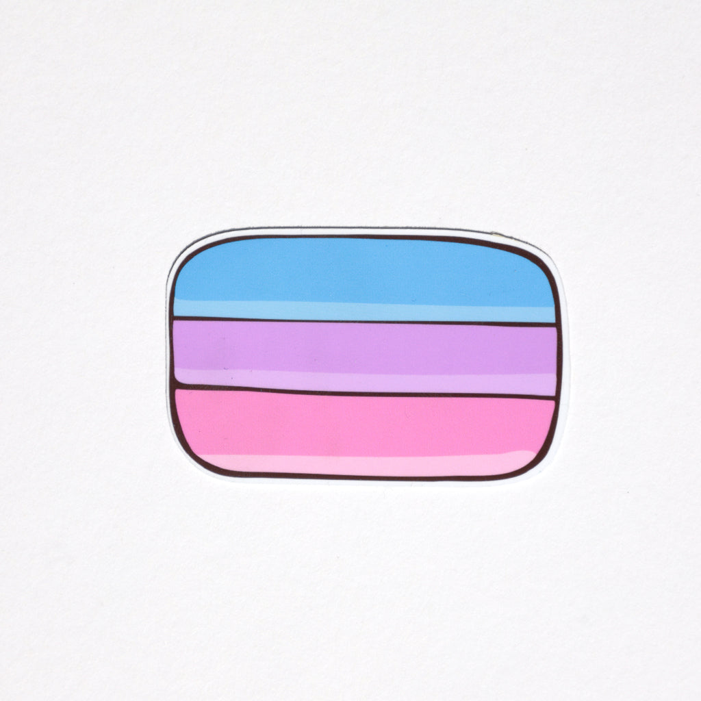 Seconds assorted pride flag sticker packs