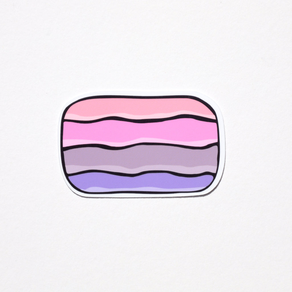 Seconds assorted pride flag sticker packs