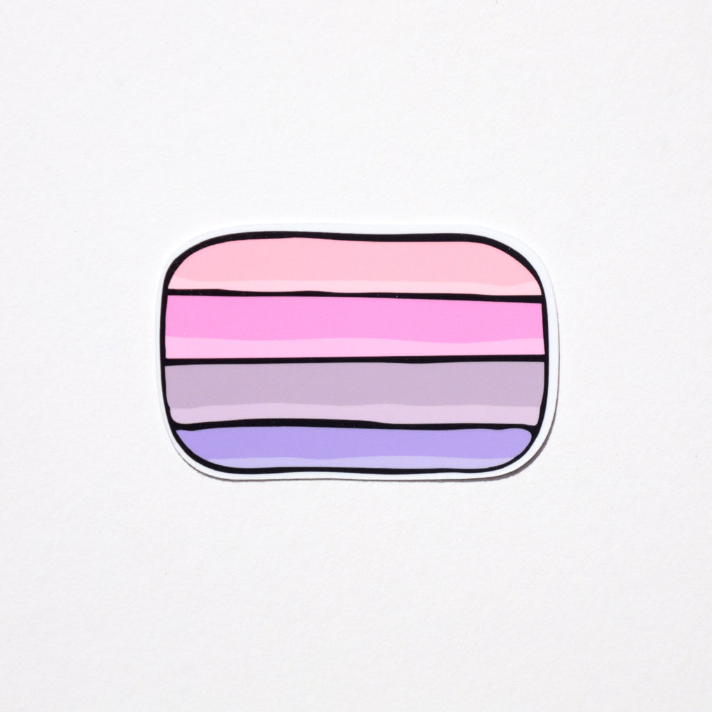 Seconds assorted pride flag sticker packs