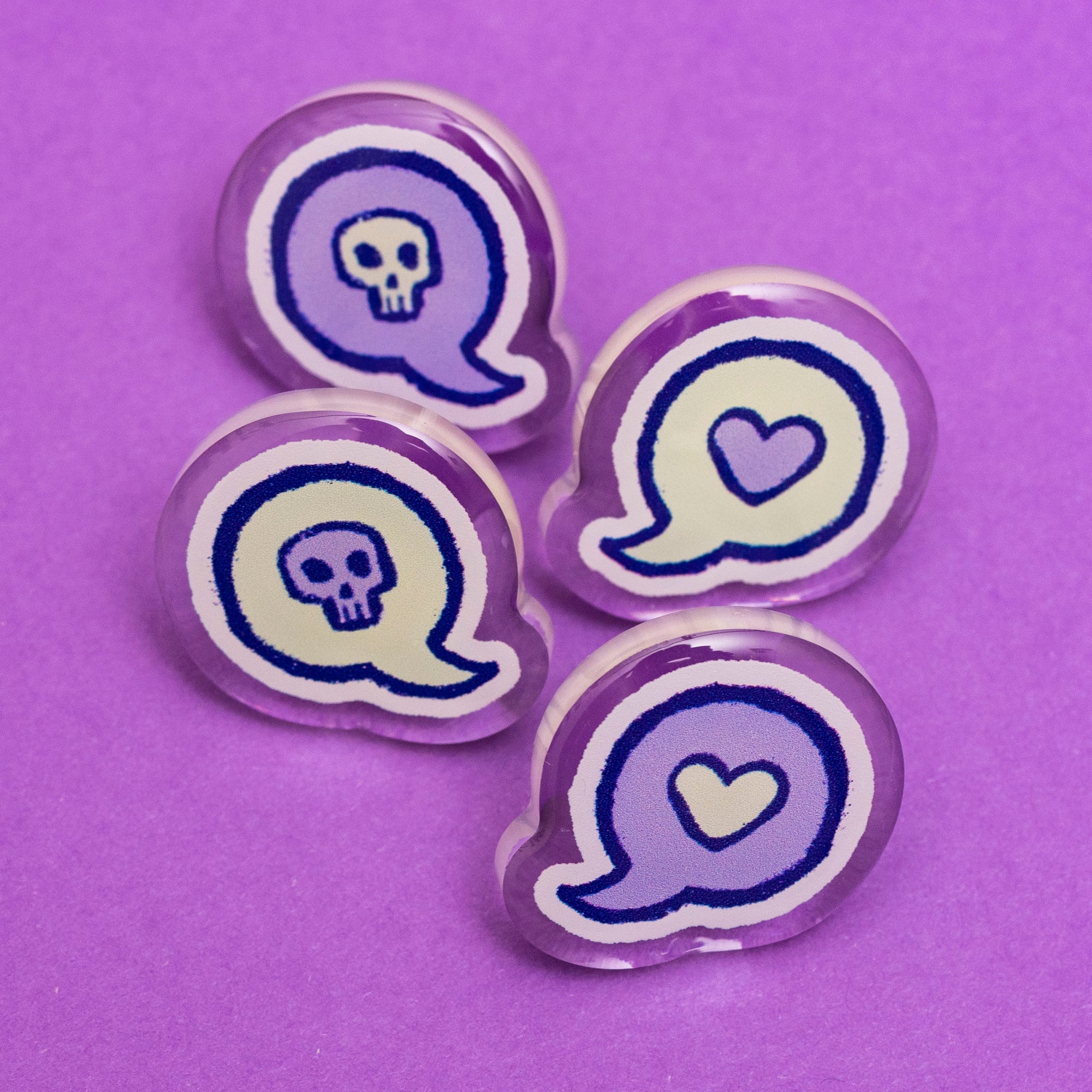 Speak Your Spooks Acrylic Pins