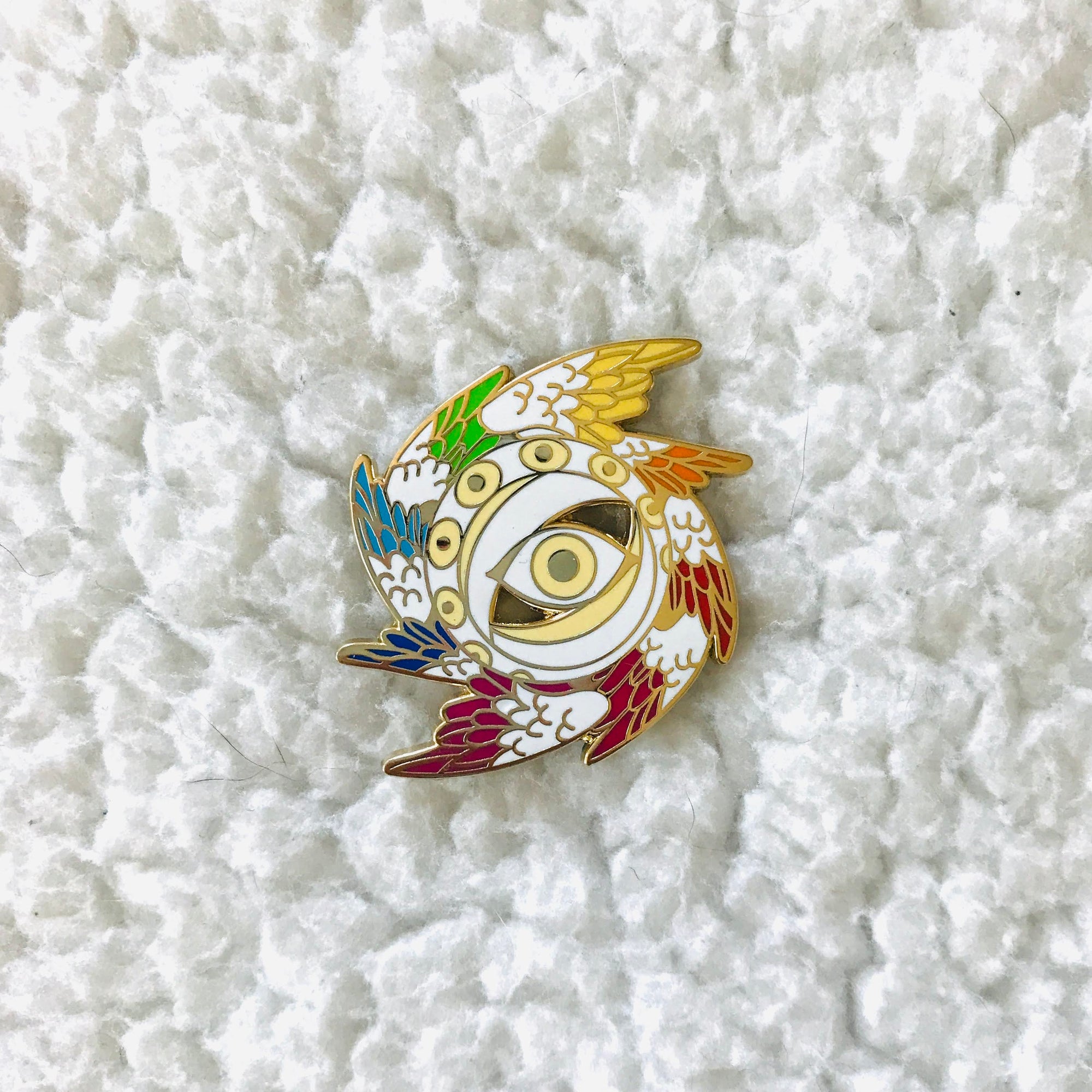 Rainbow Throne Angel Pin
