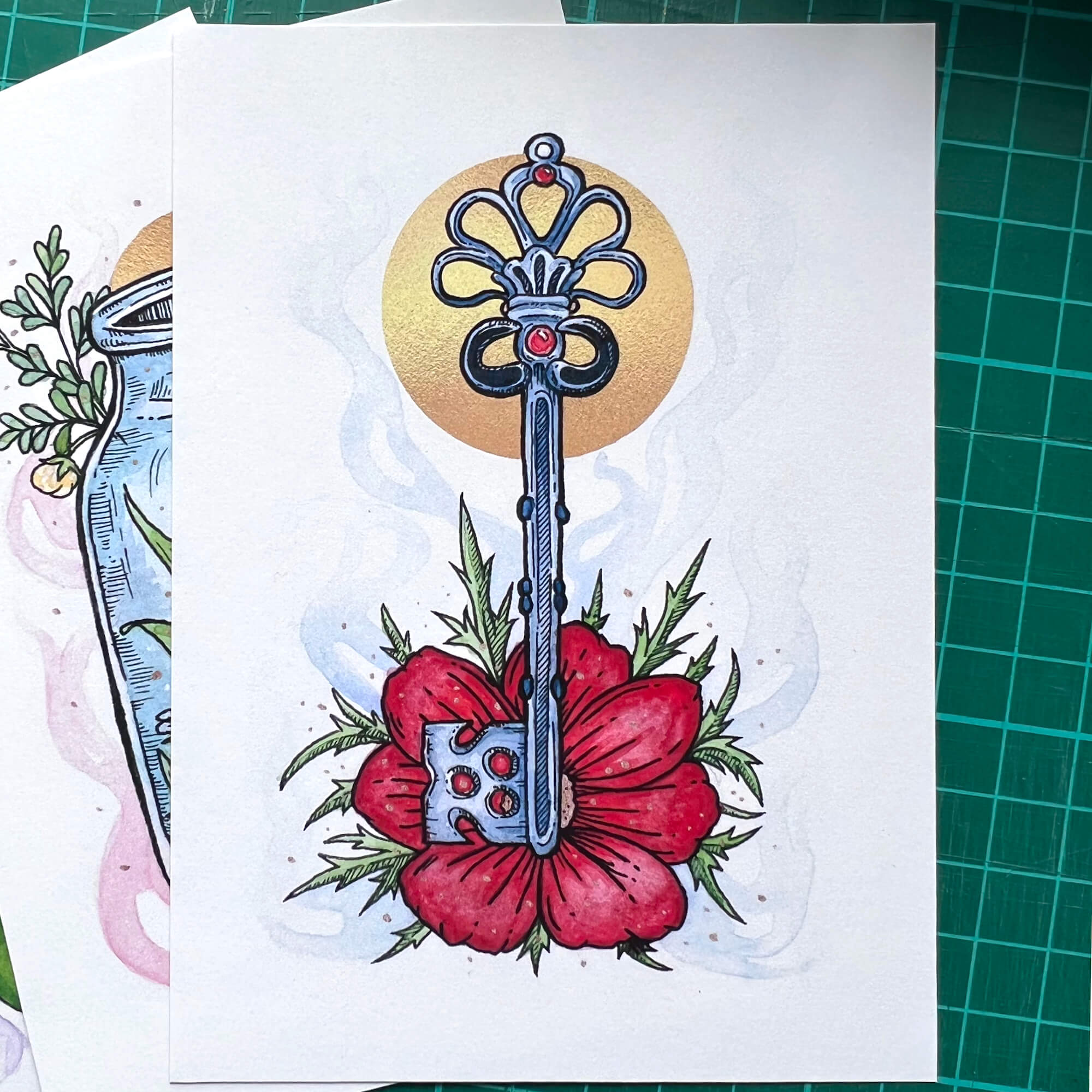 Familiars + Artifacts A6 Mini-Print Set