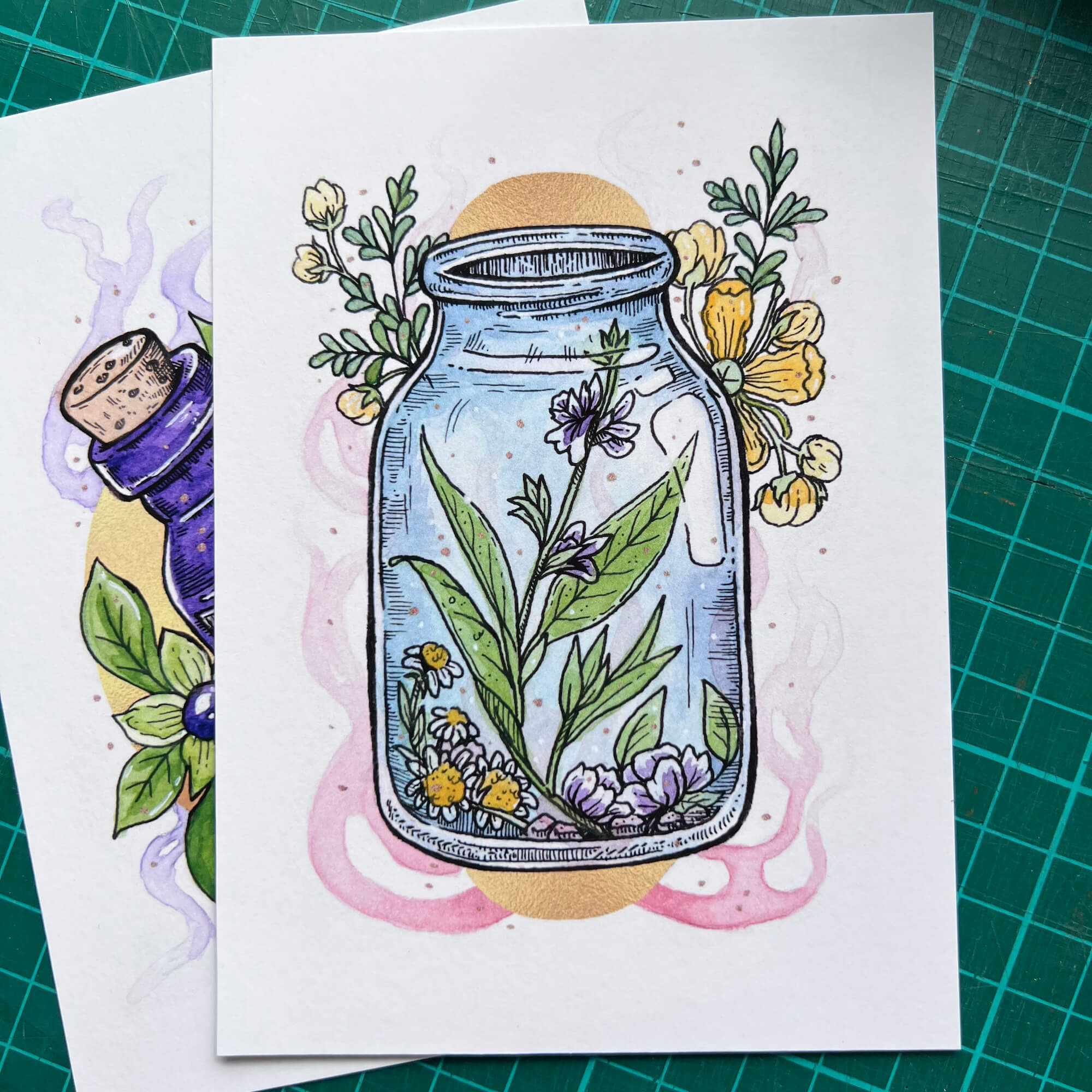 Familiars + Artifacts A6 Mini-Print Set