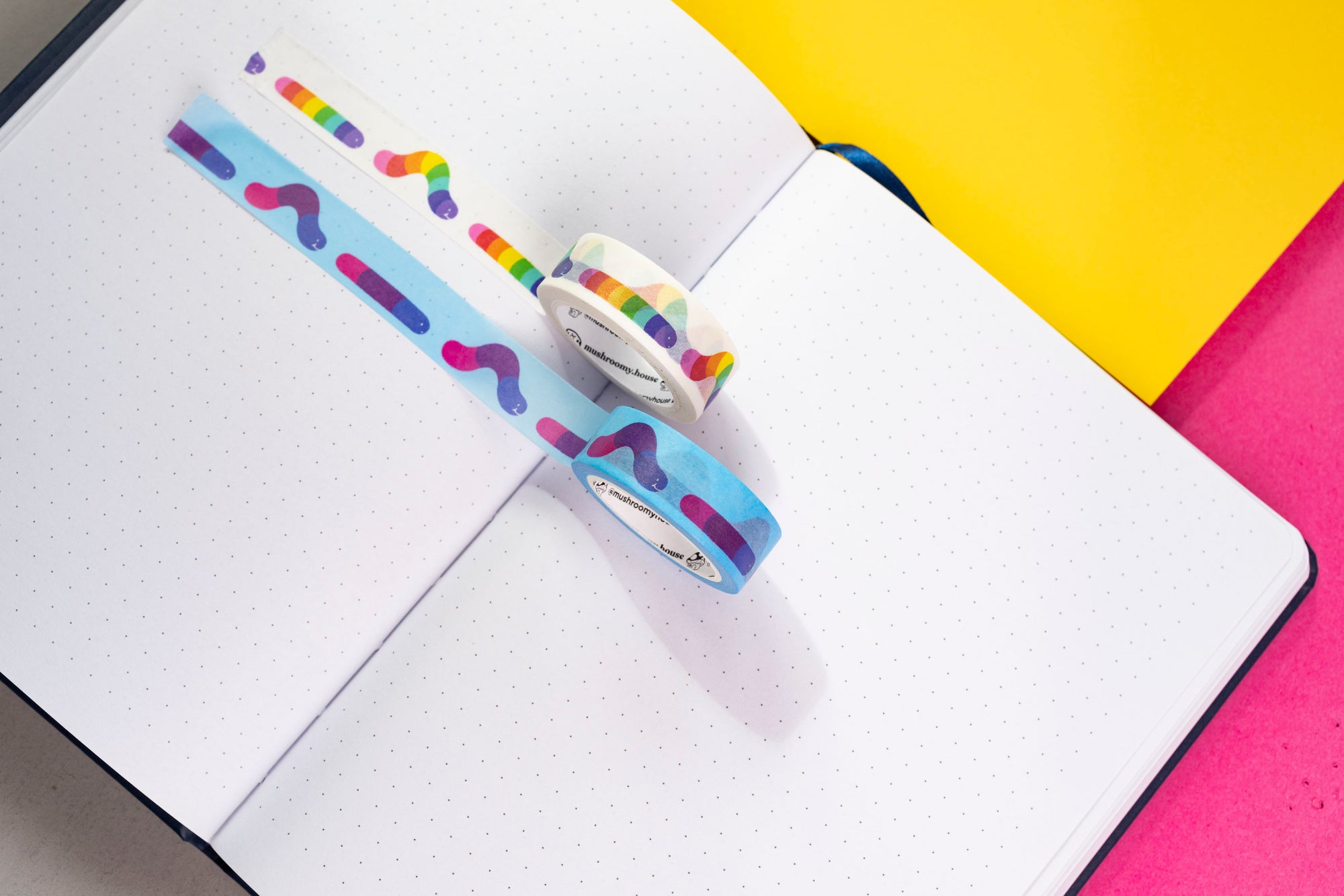 Rainbow Pride Wormy Washi