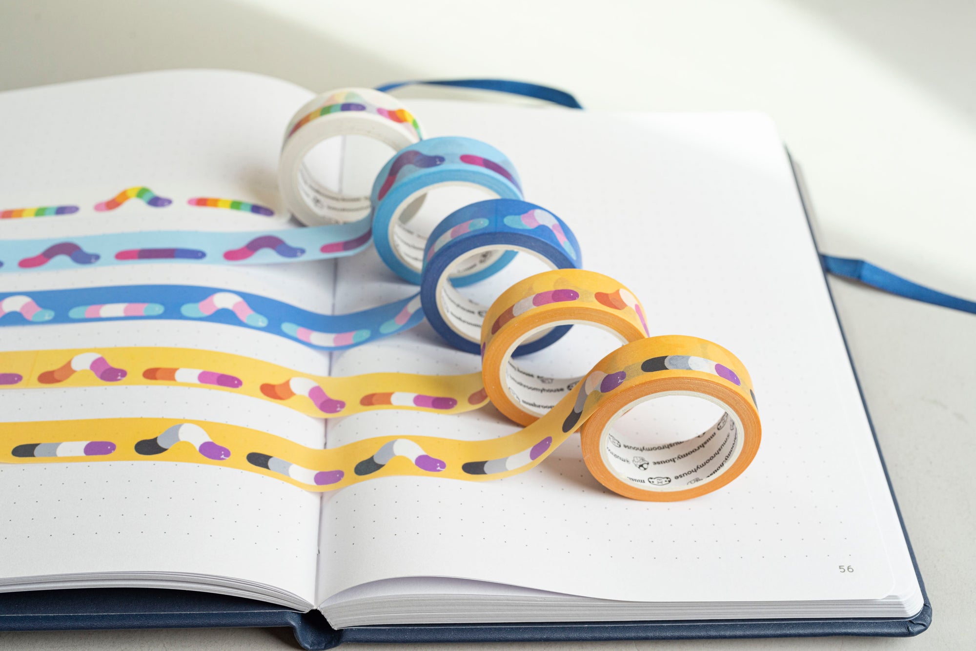 Bi Pride Wormy Washi