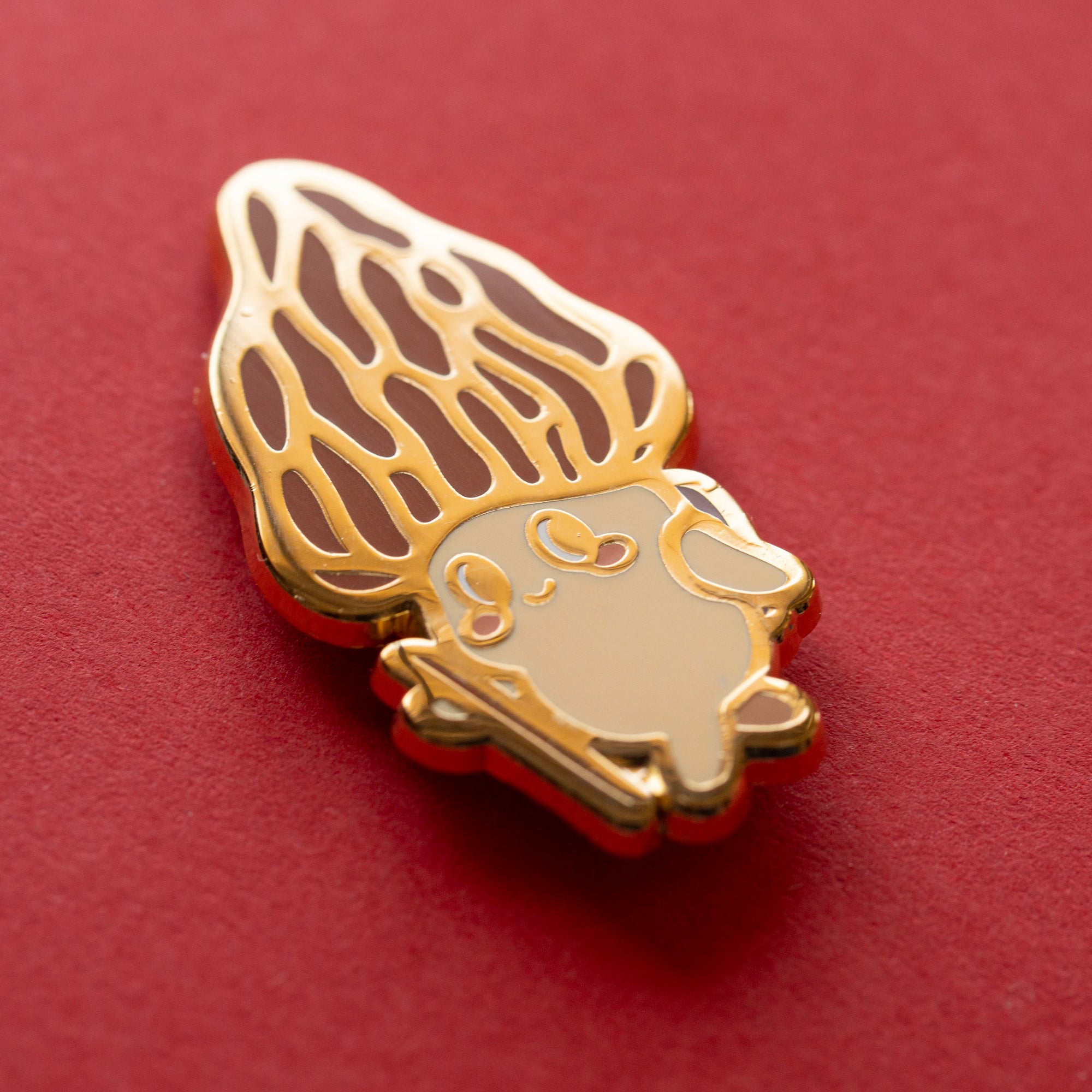 Morel friend enamel pin