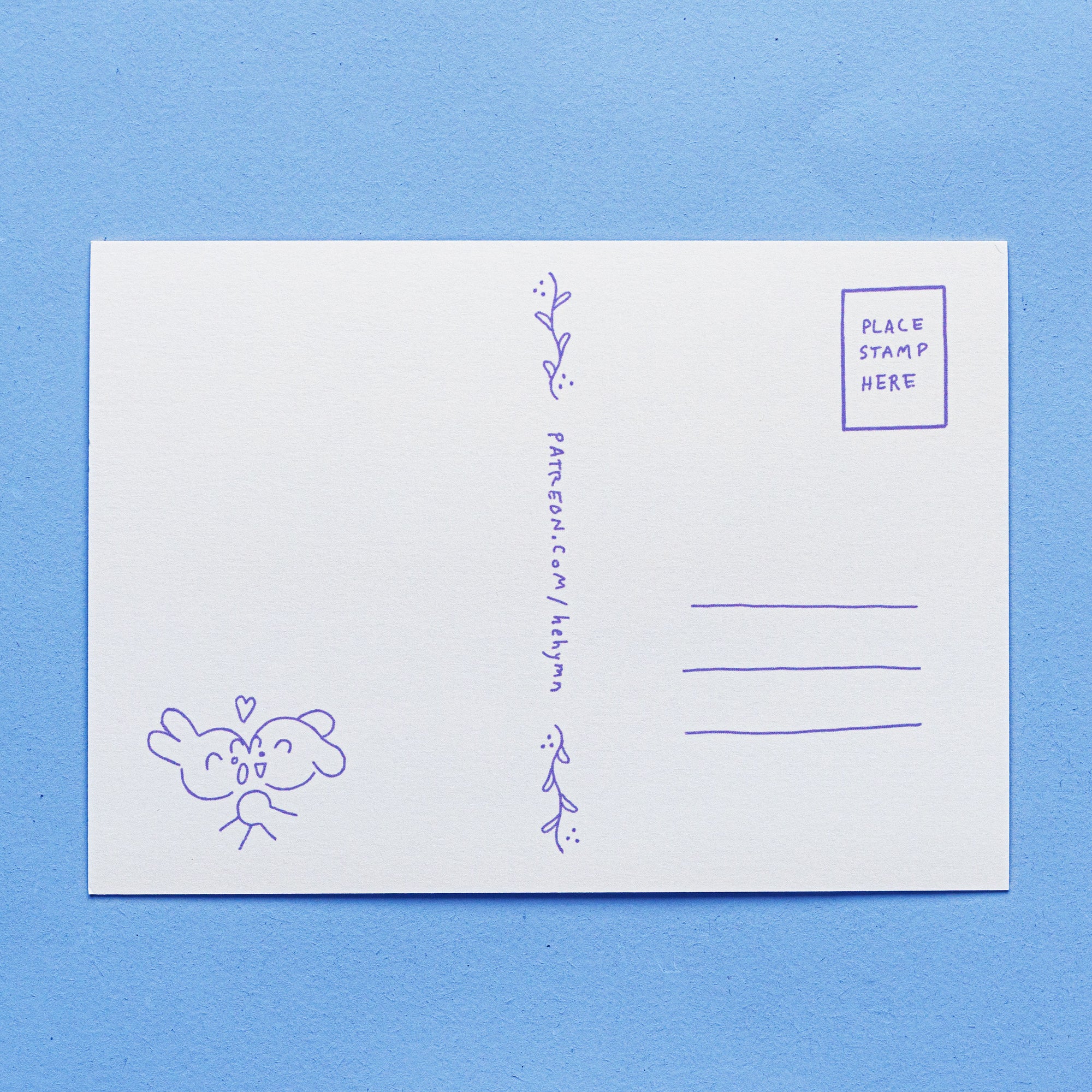 going to hell together postcard