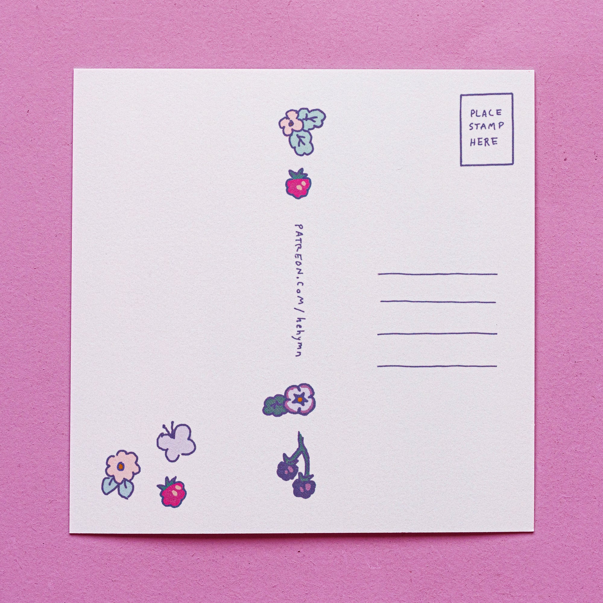 Flower Boy postcard