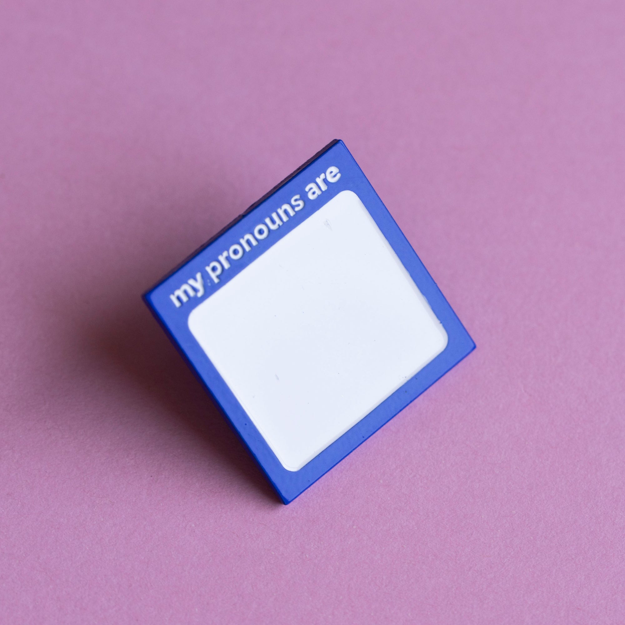 Mini My Pronouns Are Enamel Pin