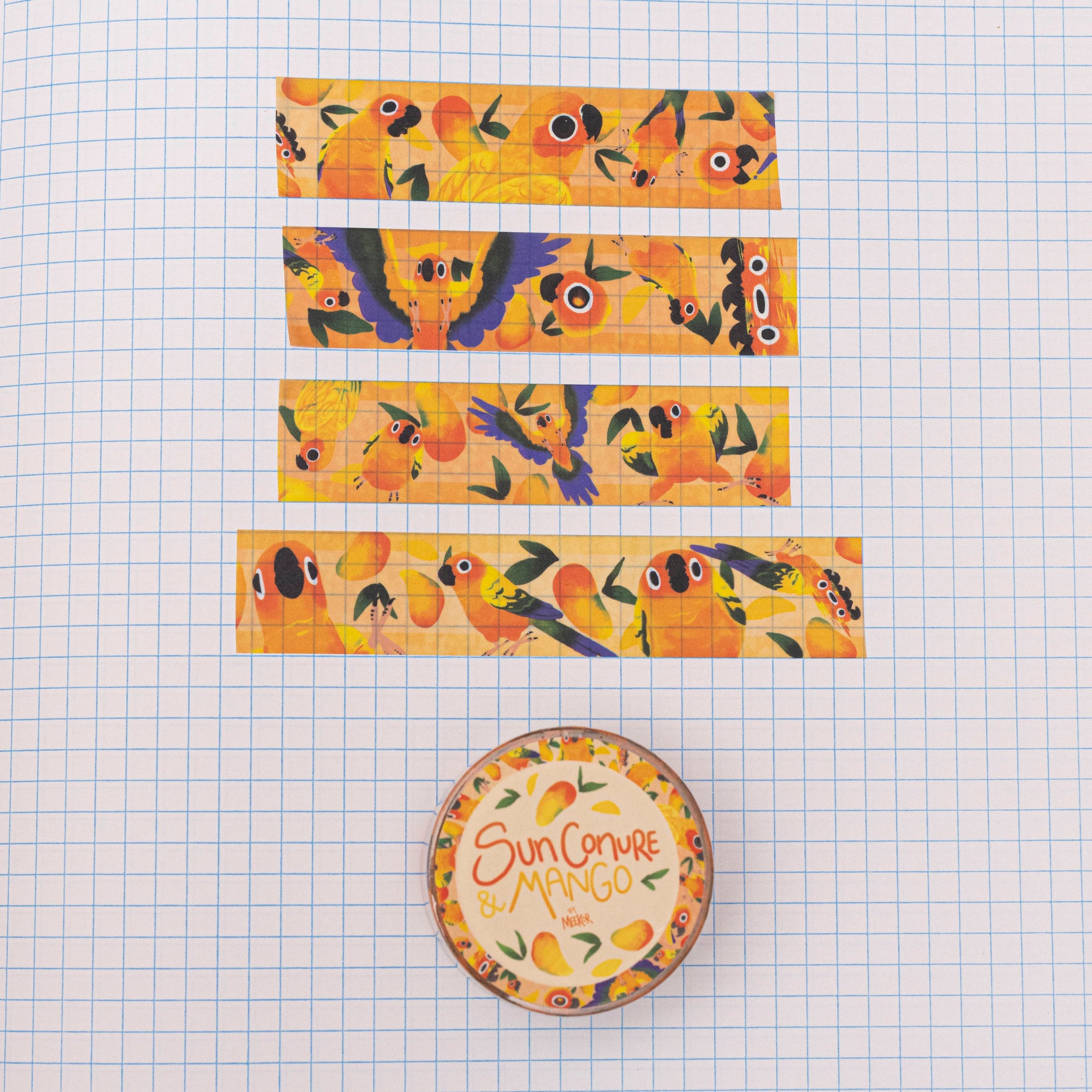 Mango Conure Washi Tape