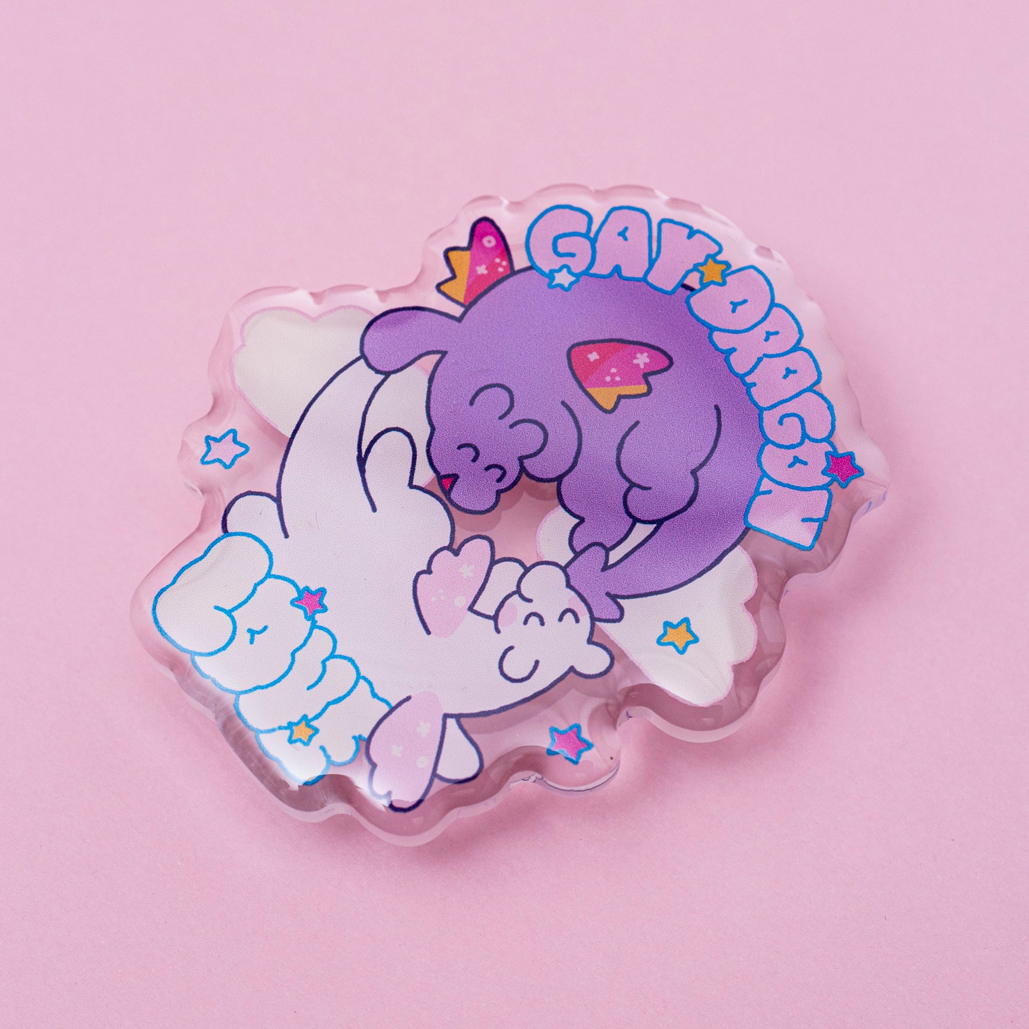 Gay Dragon Love pin