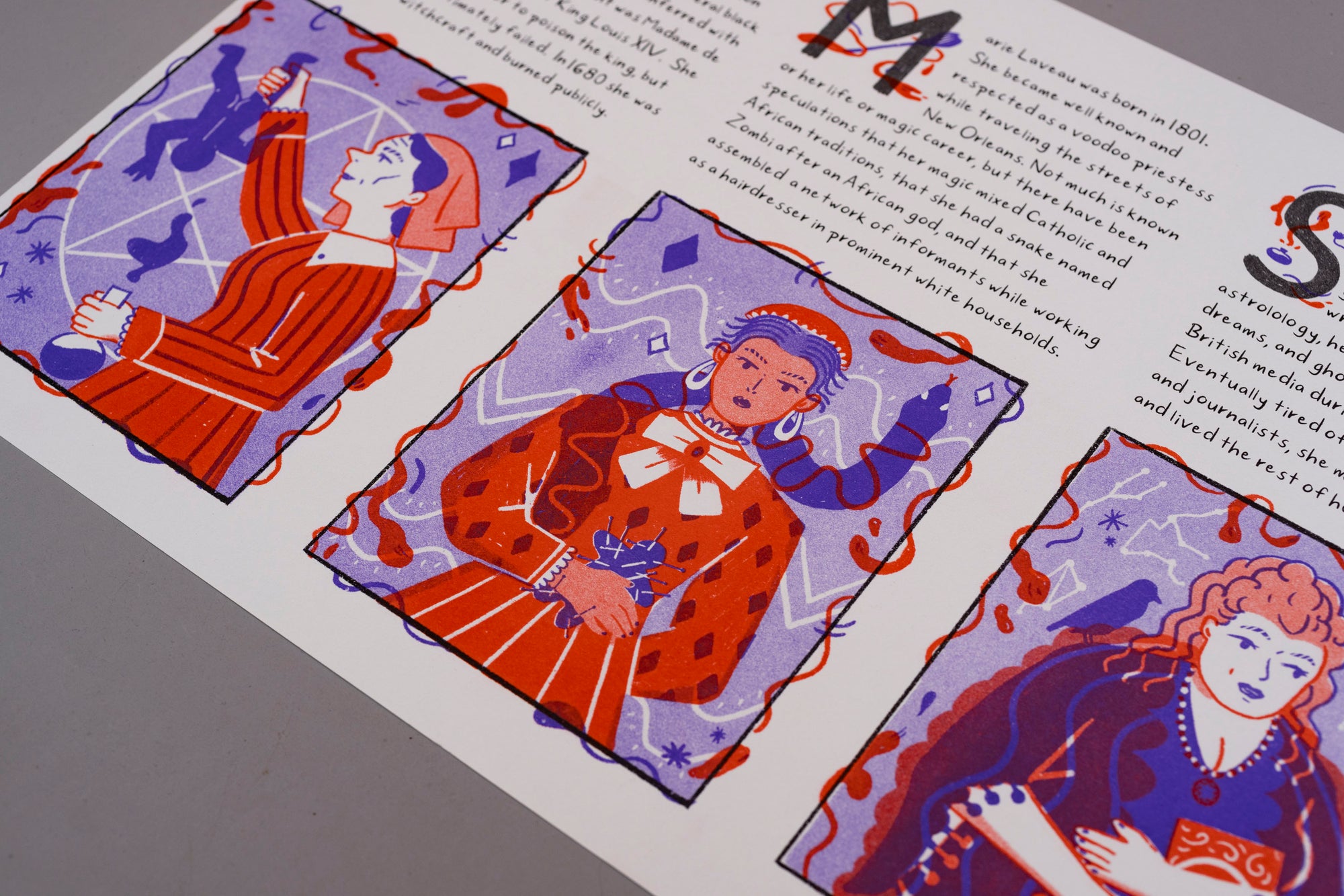 Real Witches Risograph Print