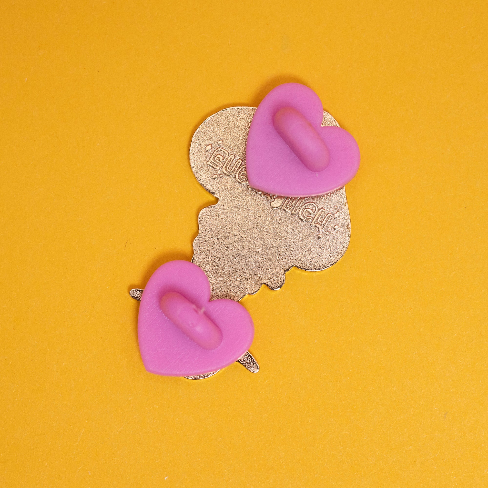 Red Mushroom Girl Enamel Pin