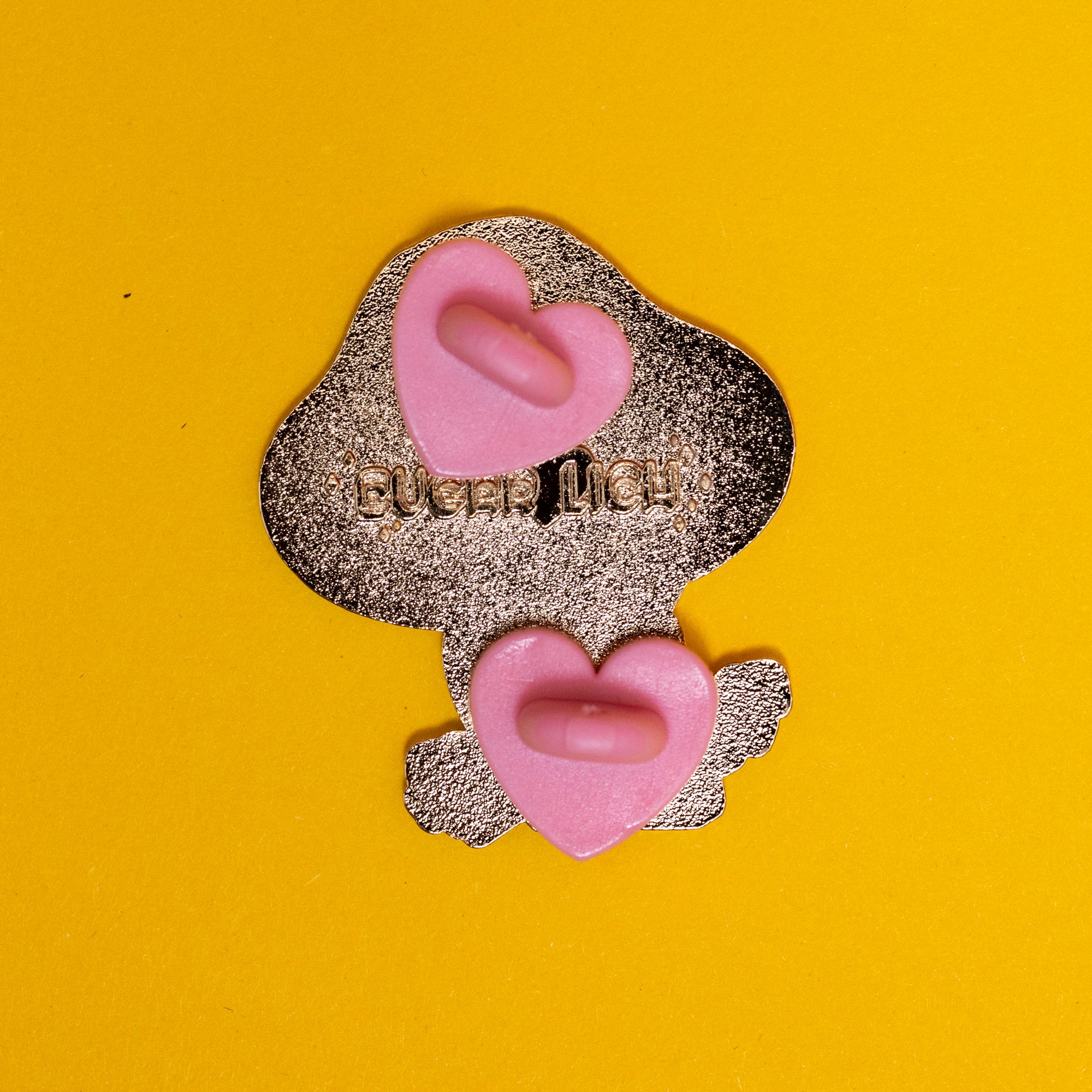 Orange Mushroom Girl Enamel Pin