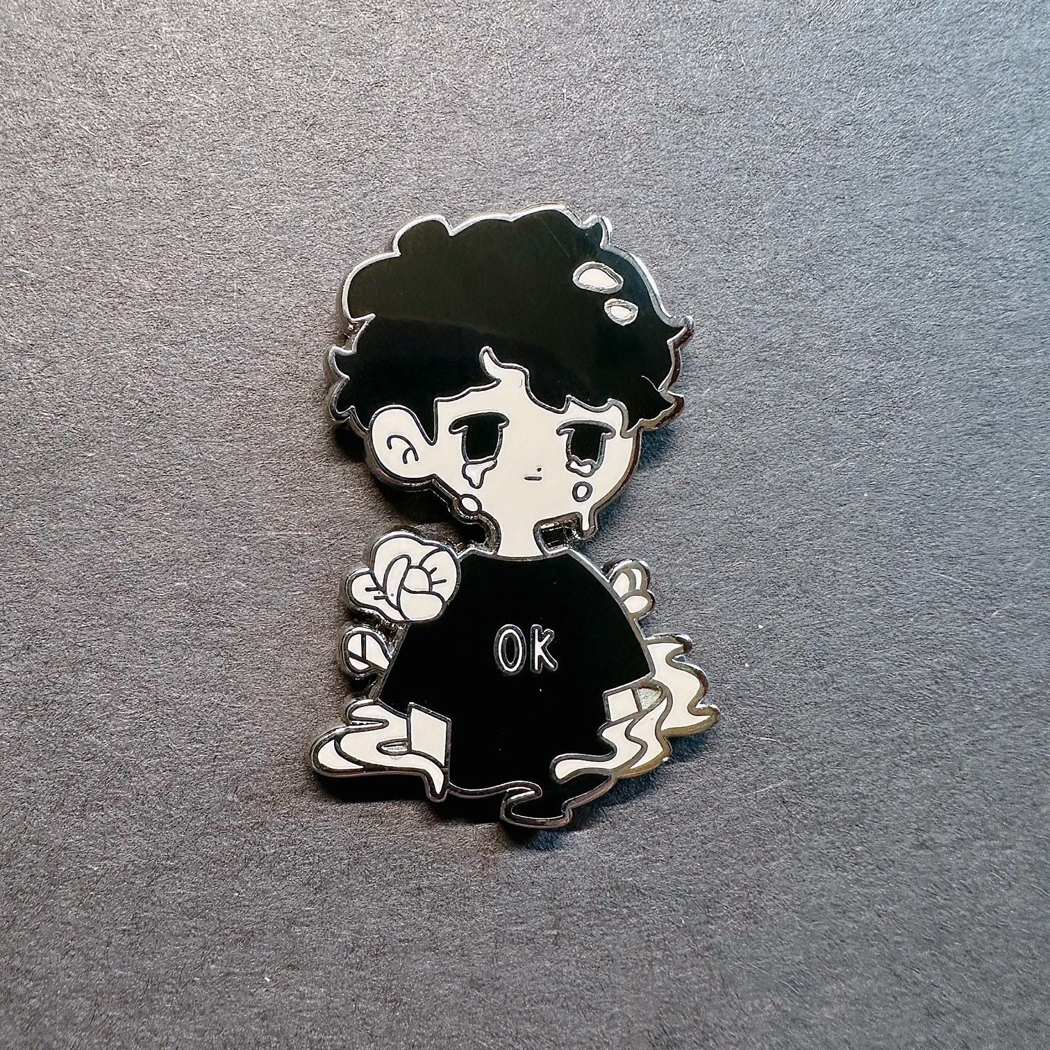 its ok to cry {boy} enamel pin - 1