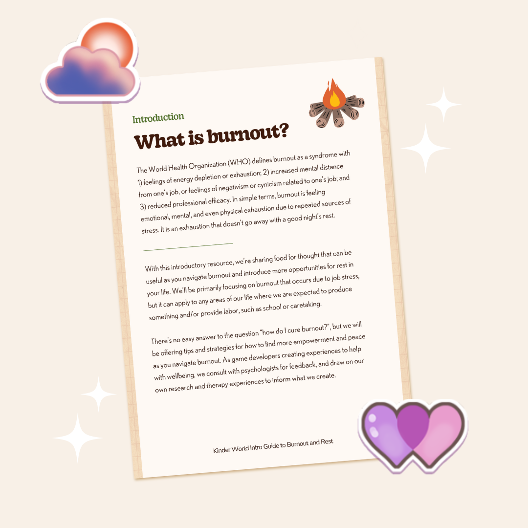 An Intro Guide to Burnout and Rest Digital Download - 2