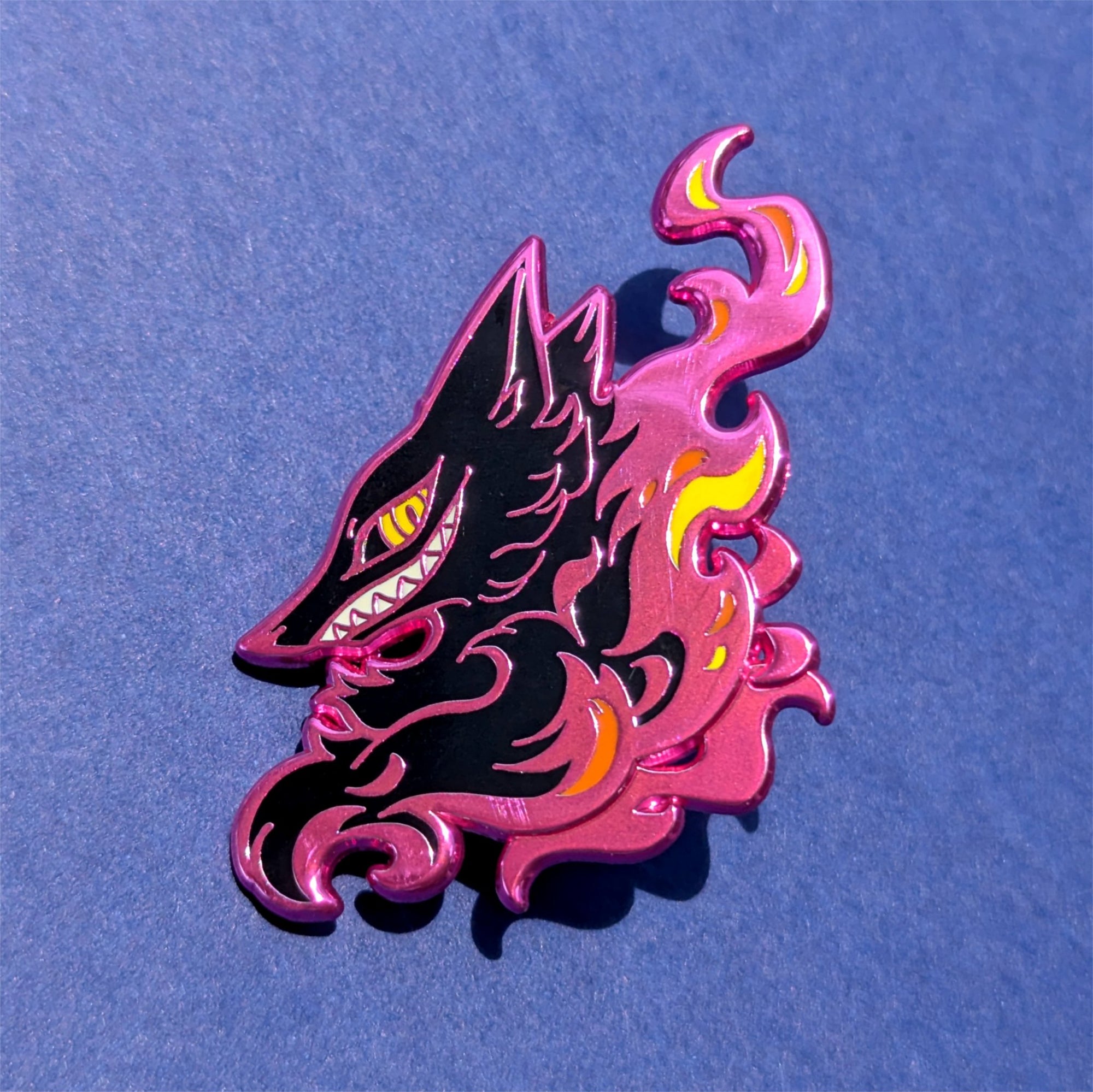 Phantomfire Foxface Enamel Pin - 4