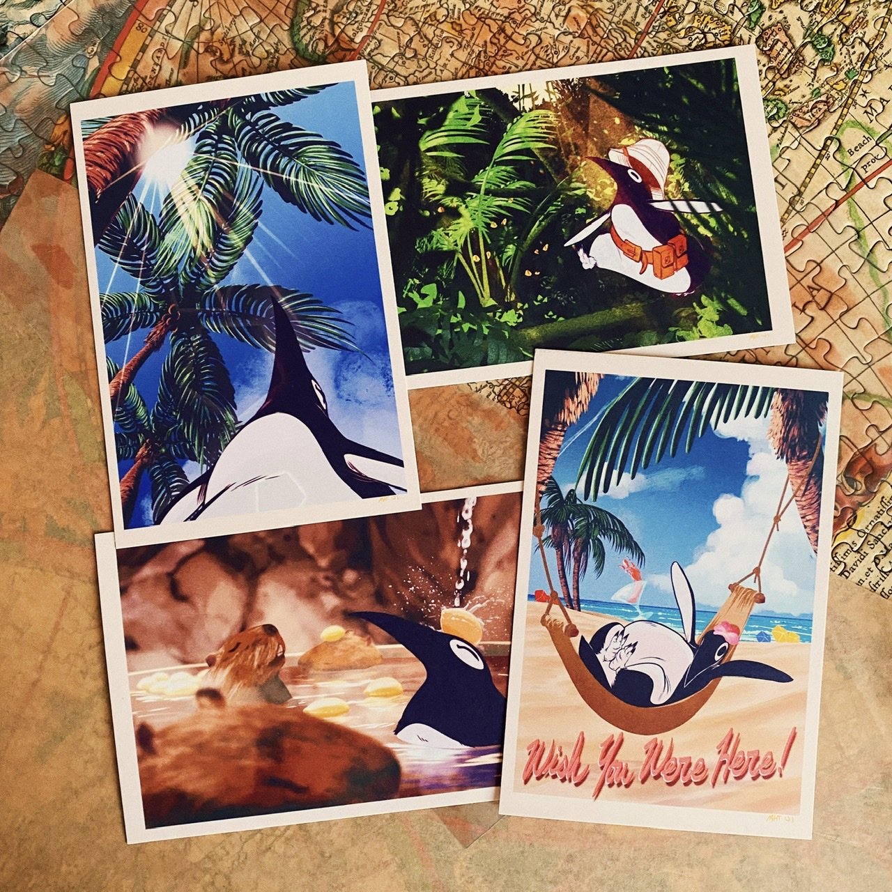 Travel Boy Honk Postcards - Jungle