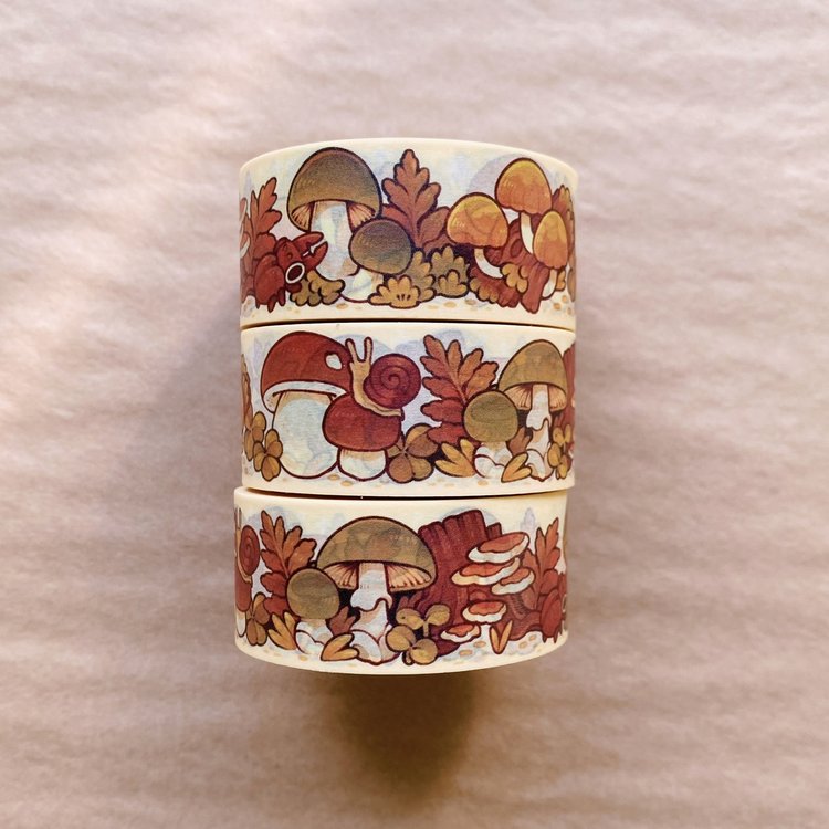 Forest Fungi Washi Tape