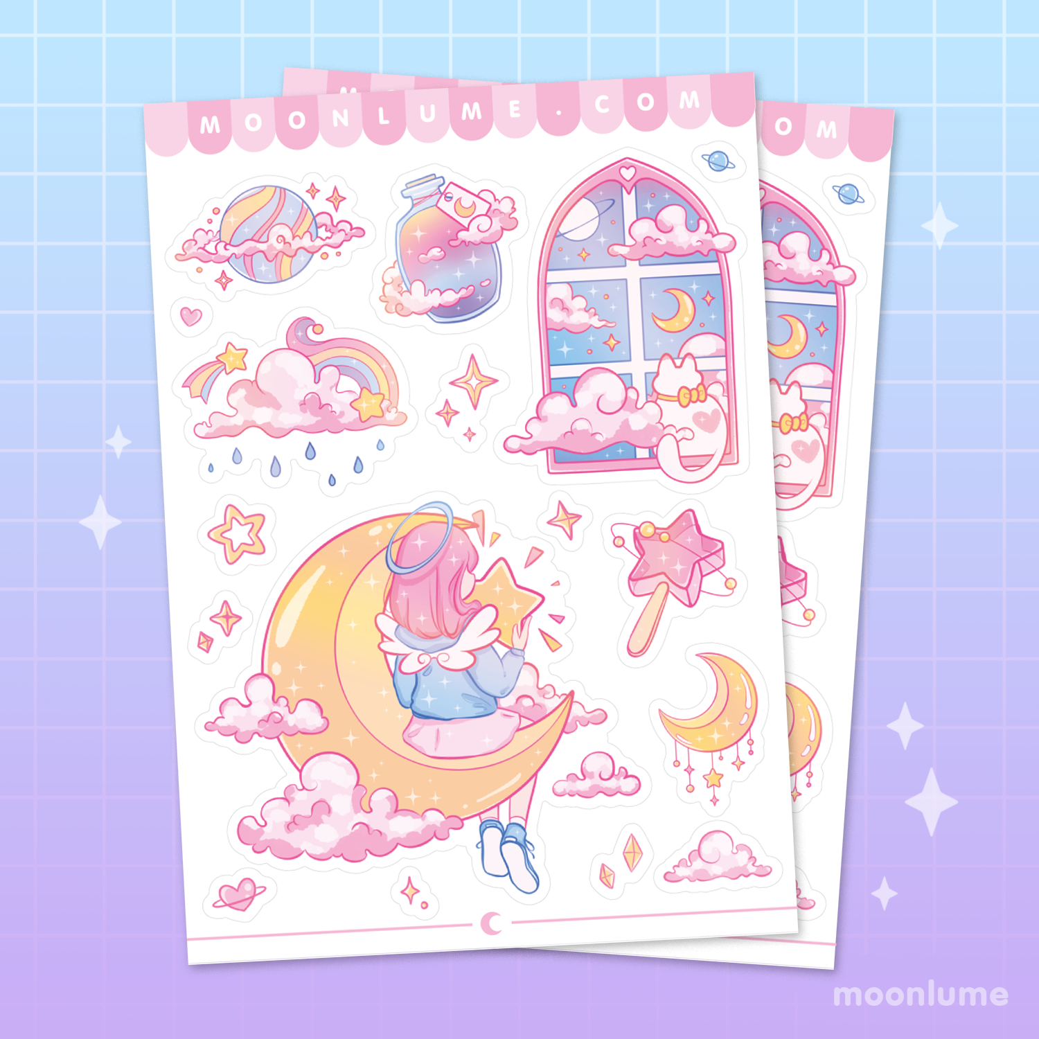 Sweet Dreams vinyl sticker sheet