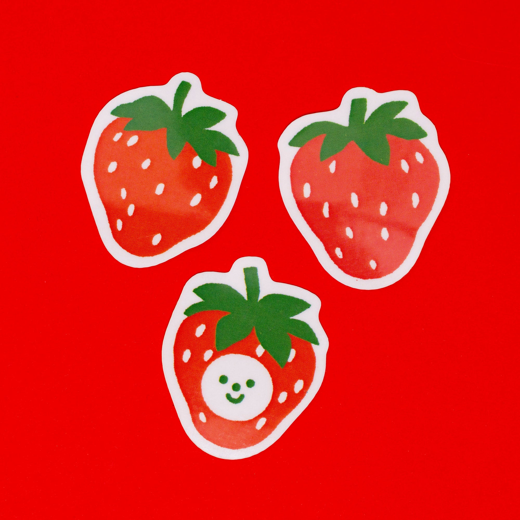 Strawberries - Temporary Tattoo Set