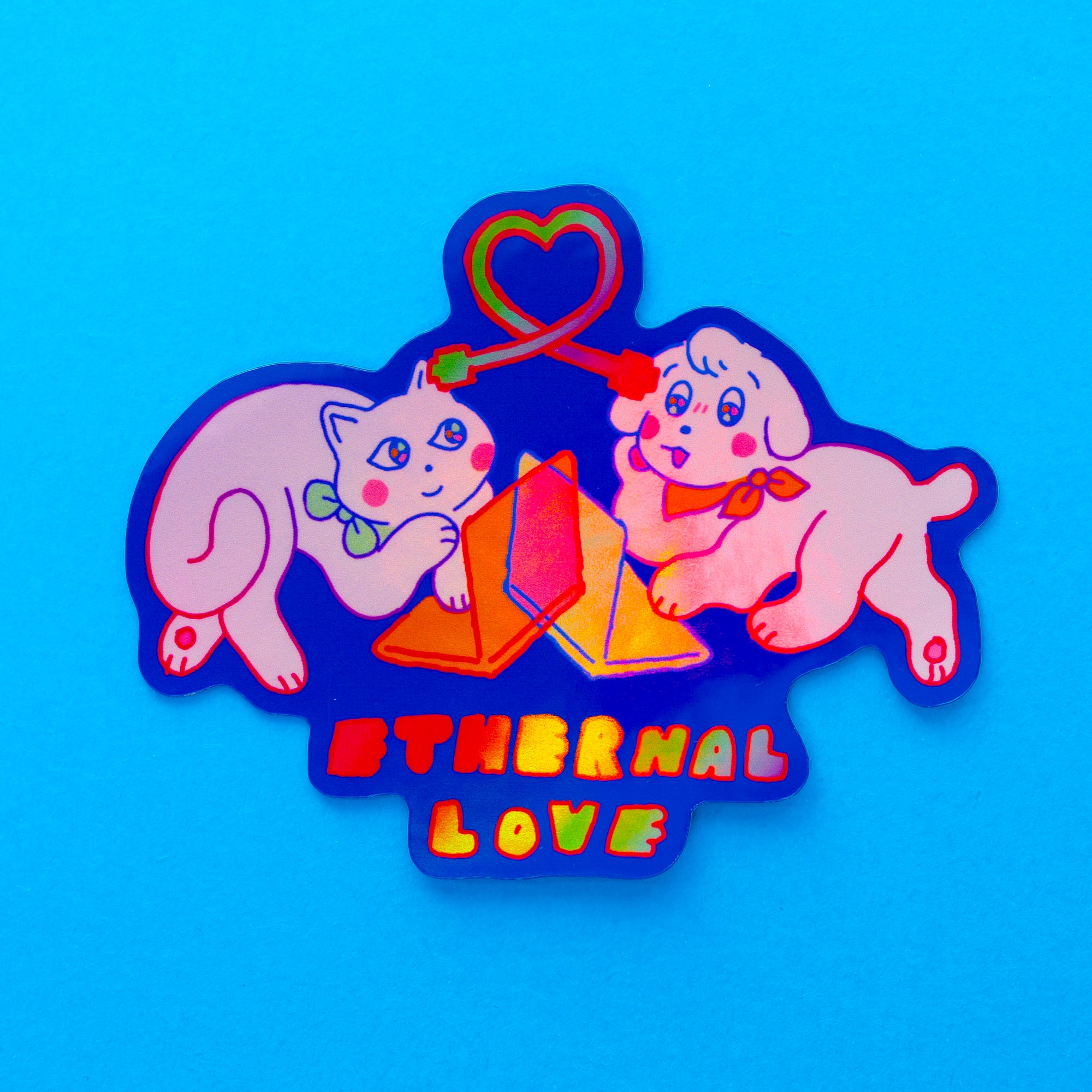 ETHERNAL LOVE holo sticker