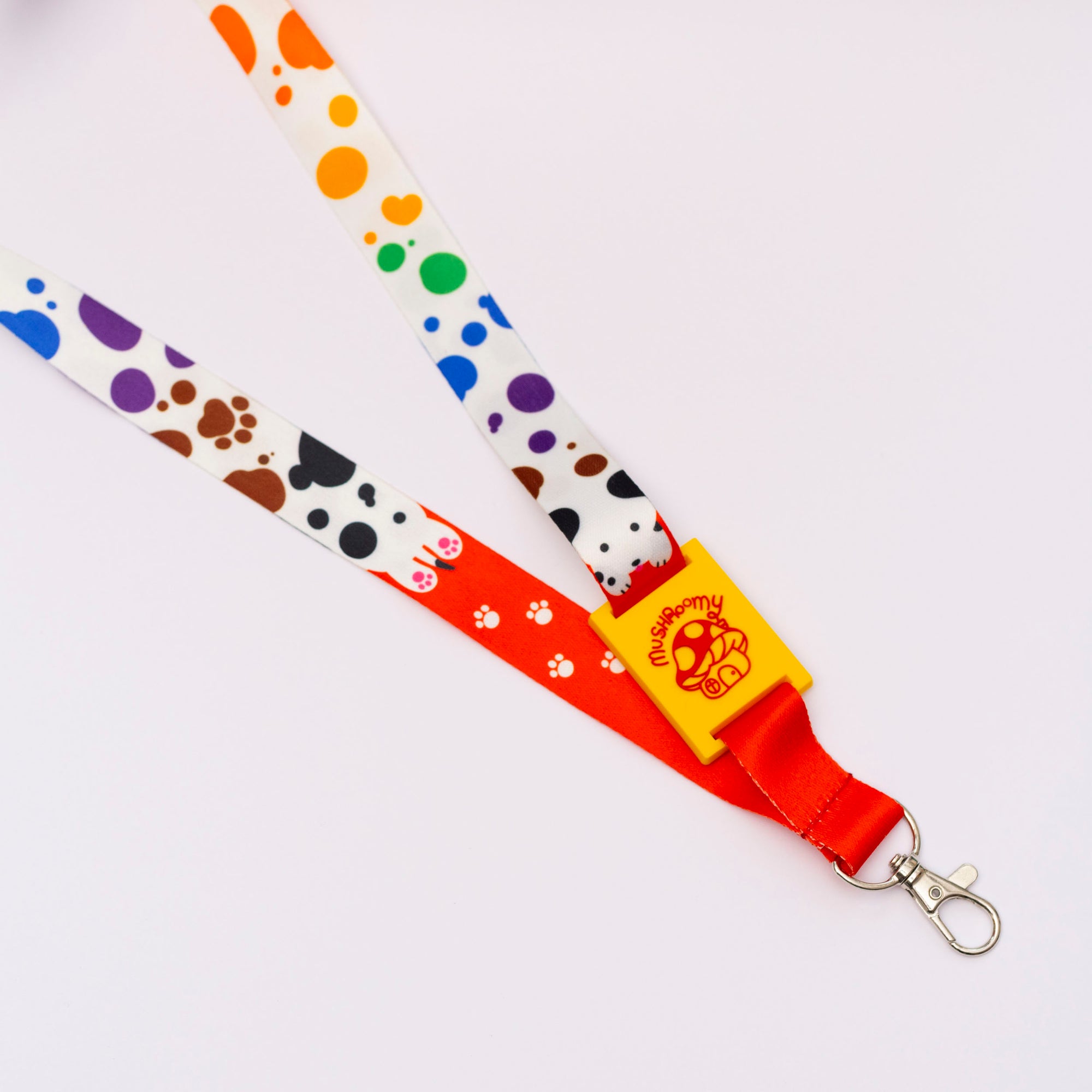 Rainbow Pride Puppy Lanyard