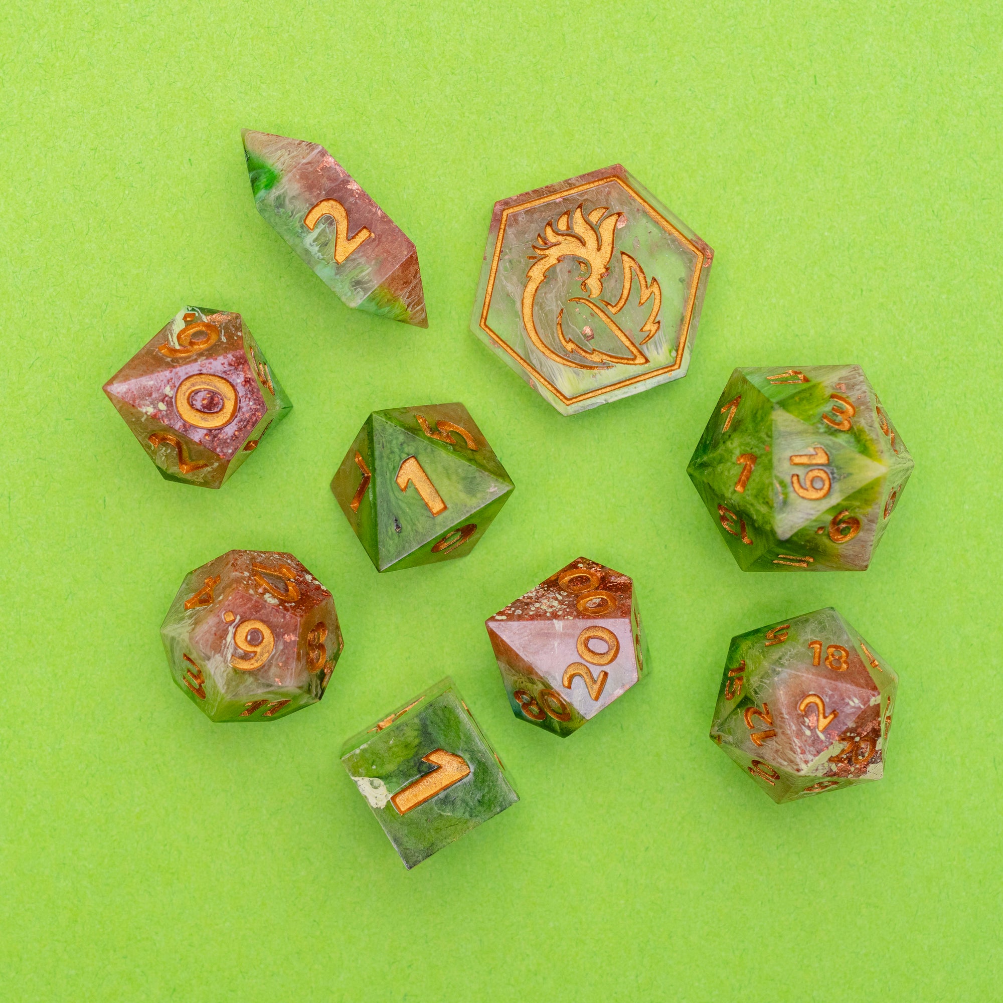 Mother of the Earth - 9 Piece Dice Set