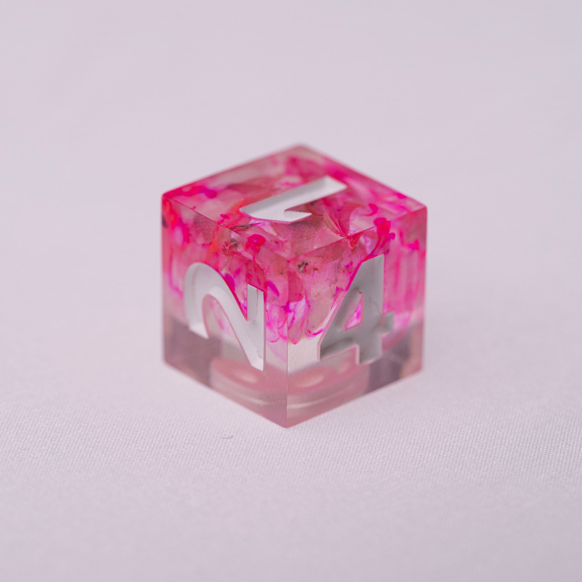 Pretty 'n Pink - D20 + D6 + D4 Dice Sets