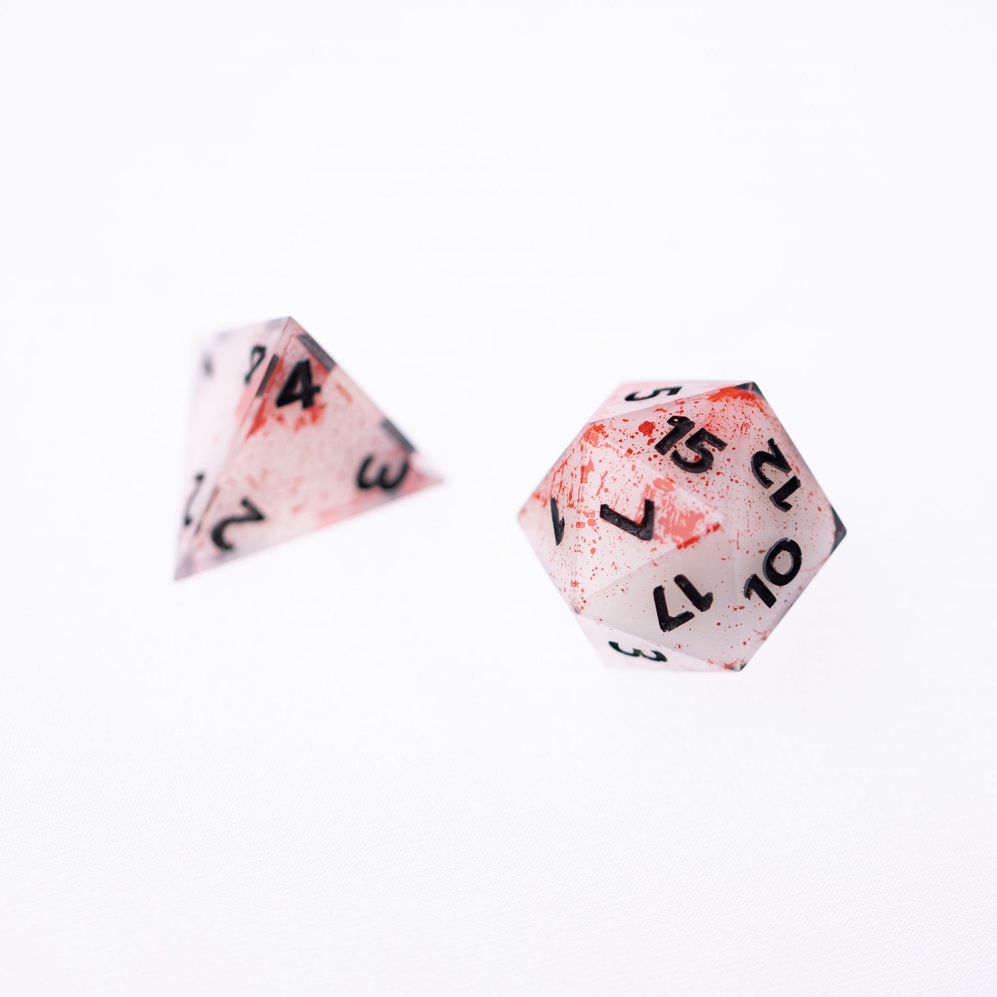 Blood Bath - D20 + D4 Dice Sets