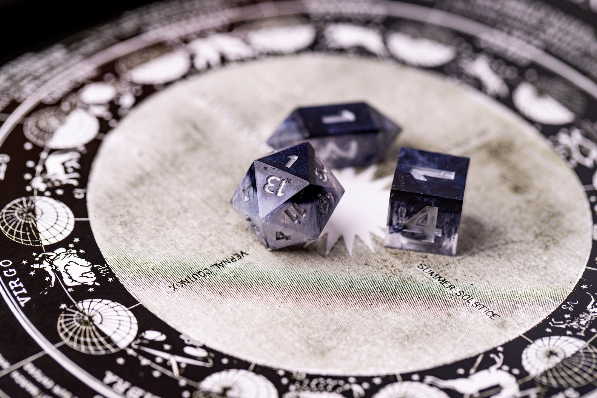 Dark Descent - D20 + D6 + D4 Dice Sets