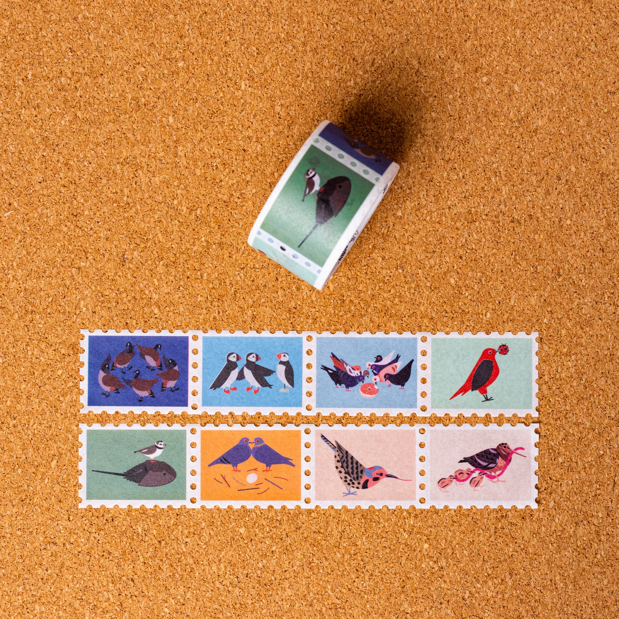Birds Stamp Washi Tape